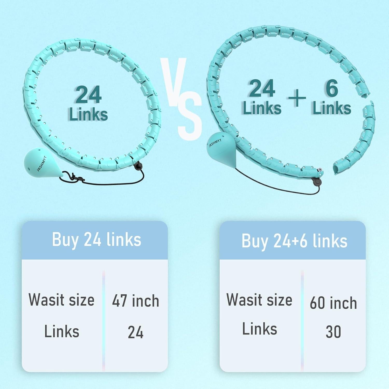 Accesorios para Aro de Ejercicio JKSHMYT 6 Enlaces Adicionales