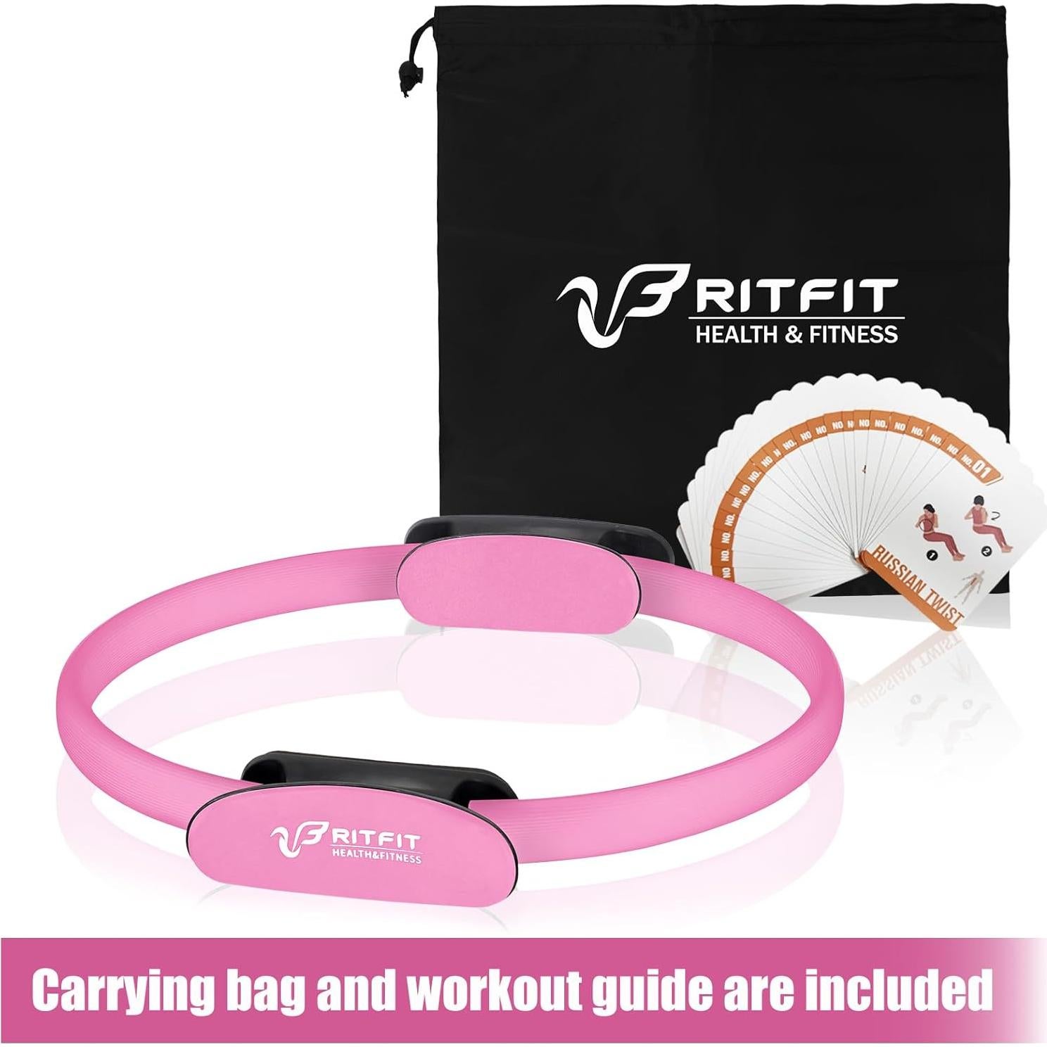 Anillo de Pilates RitFit 35.56 cm Rosa - Círculo Mágico Fitness