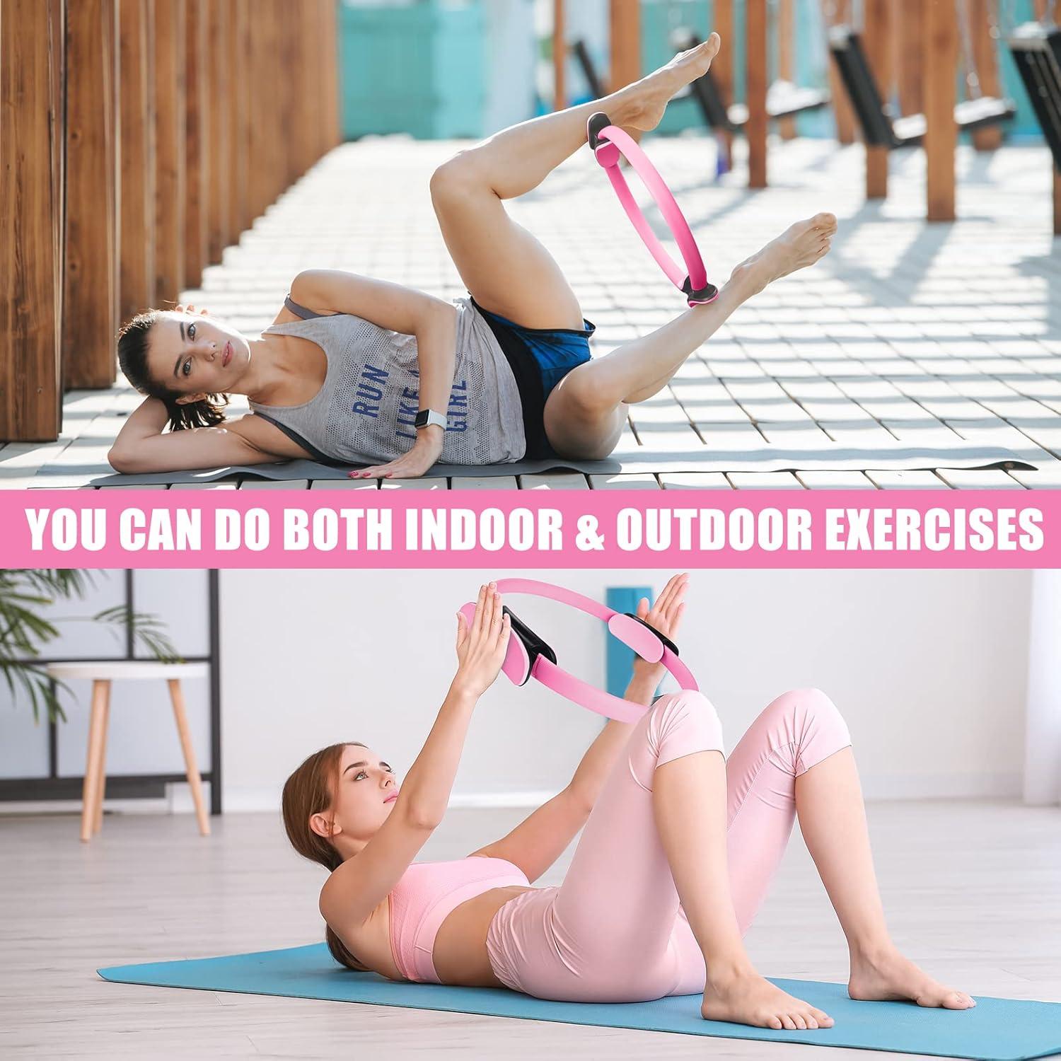 Anillo de Pilates RitFit 35.56 cm Rosa - Círculo Mágico Fitness