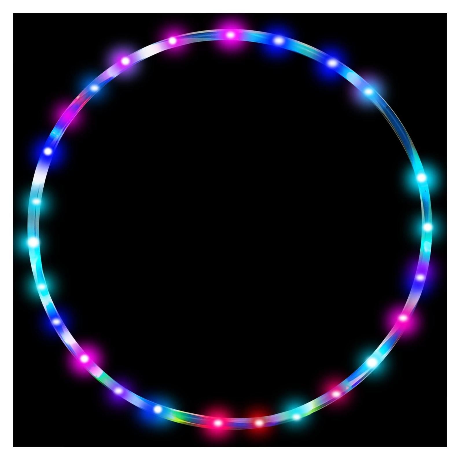 Aro de Fitness LED CAULYA 24" (60.96cm) Plegable para Adultos y Niños