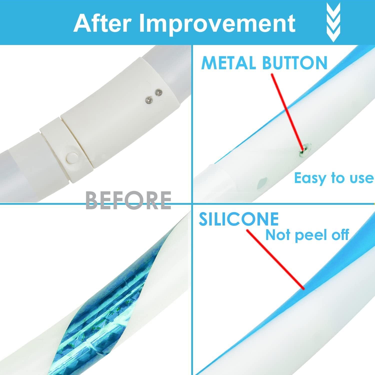 Aro de Fitness LED CAULYA 24" (60.96cm) Plegable para Adultos y Niños