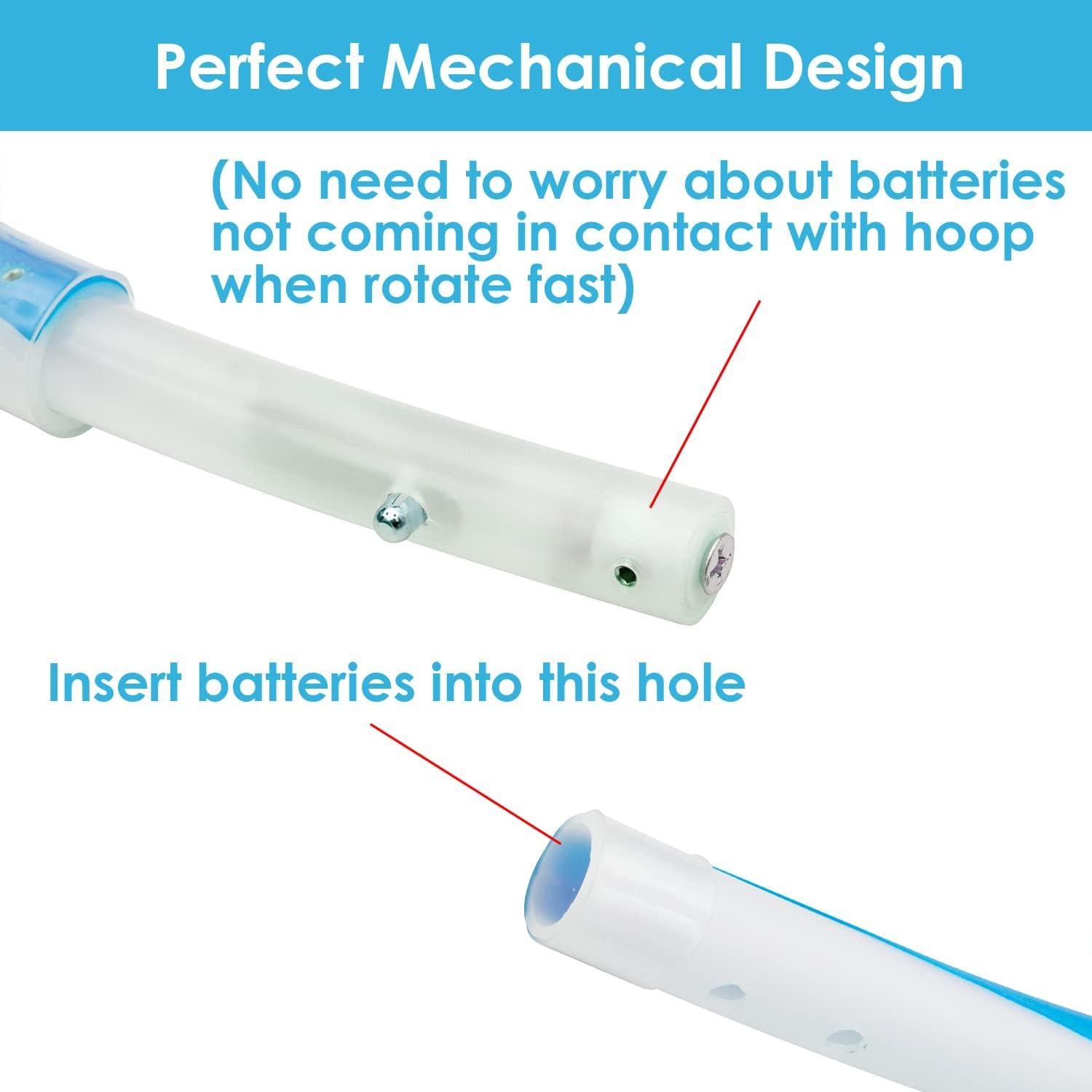 Aro de Fitness LED CAULYA 24" (60.96cm) Plegable para Adultos y Niños