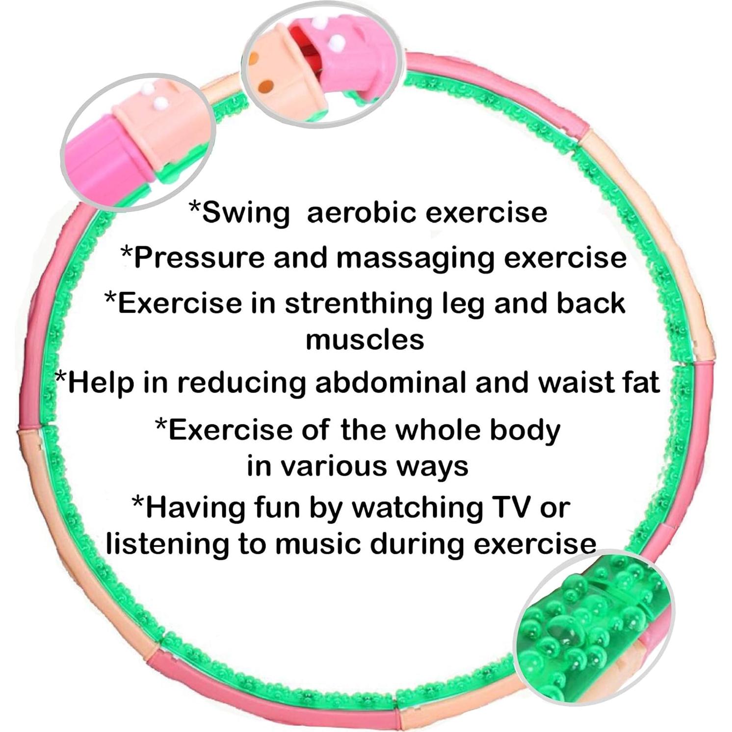 Aro de Ejercicio con Peso Aro de Salud 3.1kg Acolchado EVA