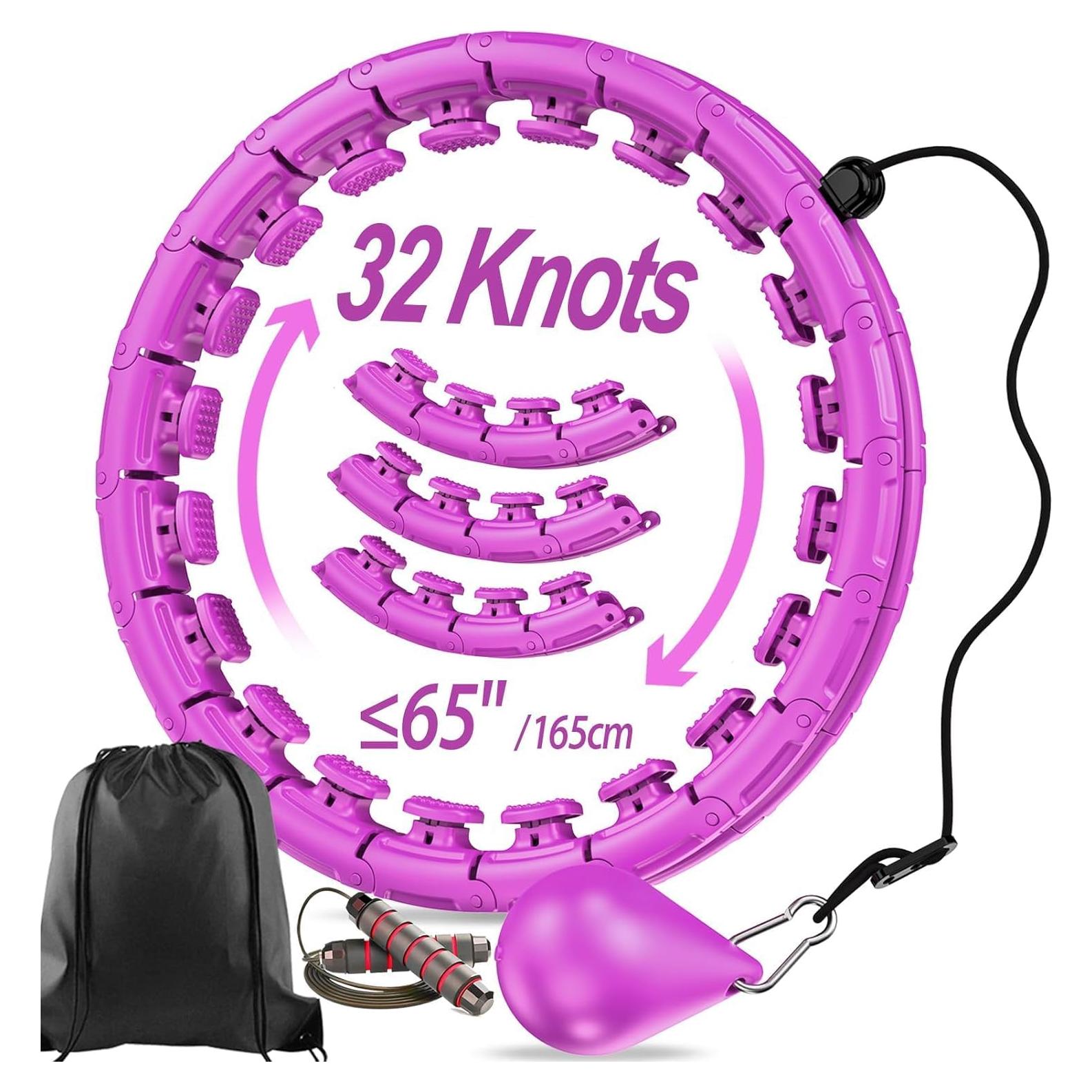 Aro de Ejercicio Inteligente APzek U1-Pur-32kn 32 Nudos 165 cm