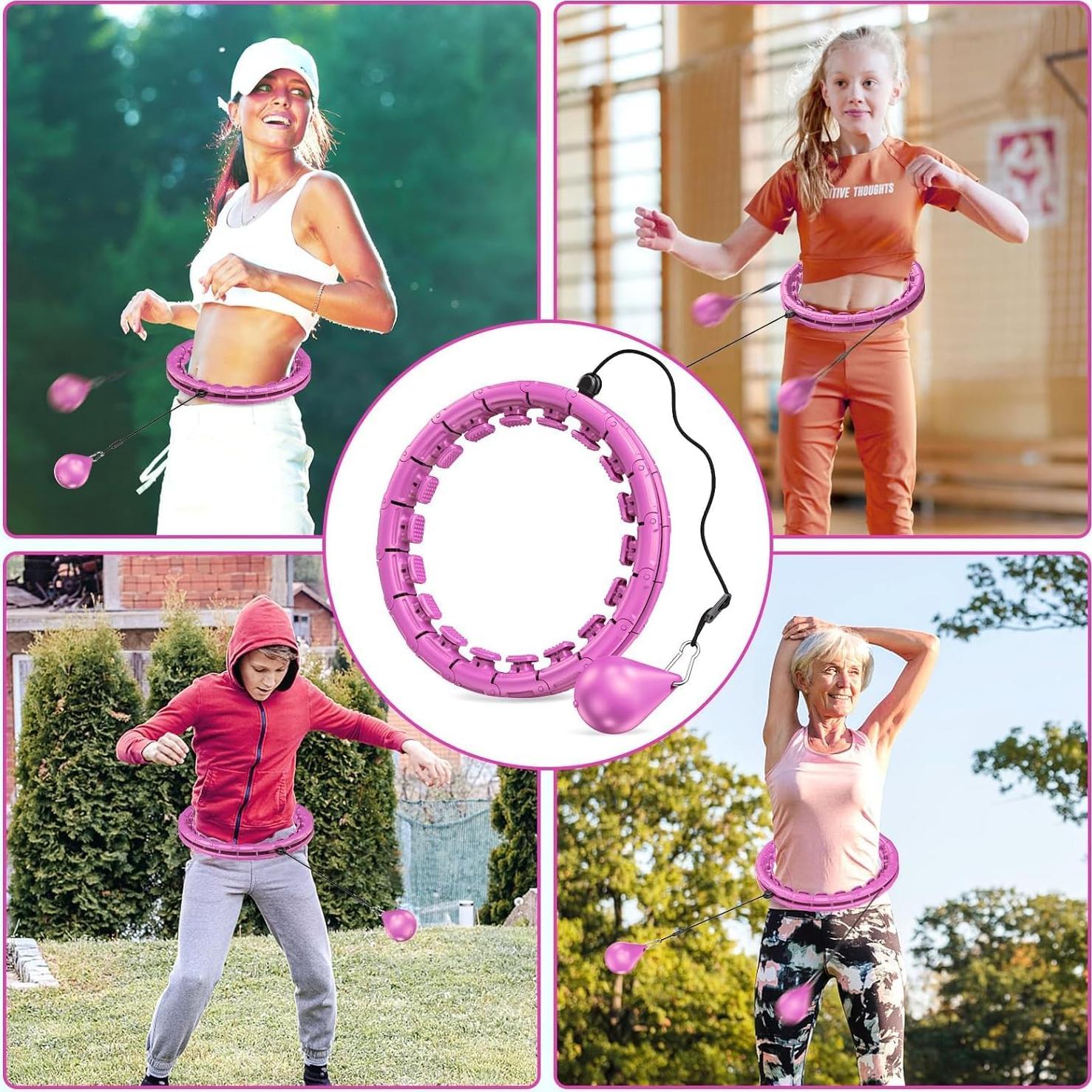 Aro de Ejercicio Inteligente APzek U1-Pur-32kn 32 Nudos 165 cm