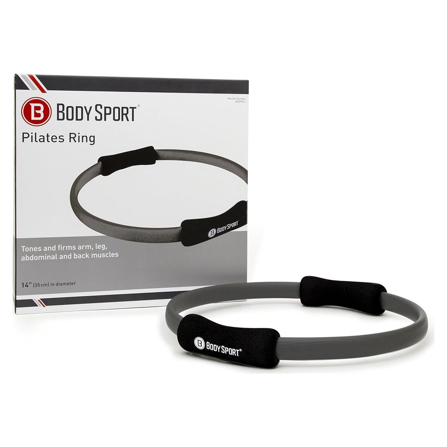 Anillo de Pilates Body Sport 35.56 cm con Agarre de Espuma