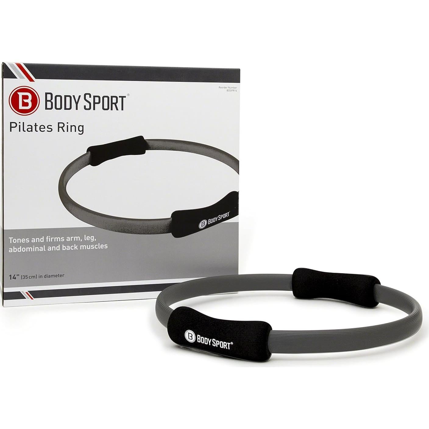 Anillo de Pilates Body Sport 35.56 cm con Agarre de Espuma