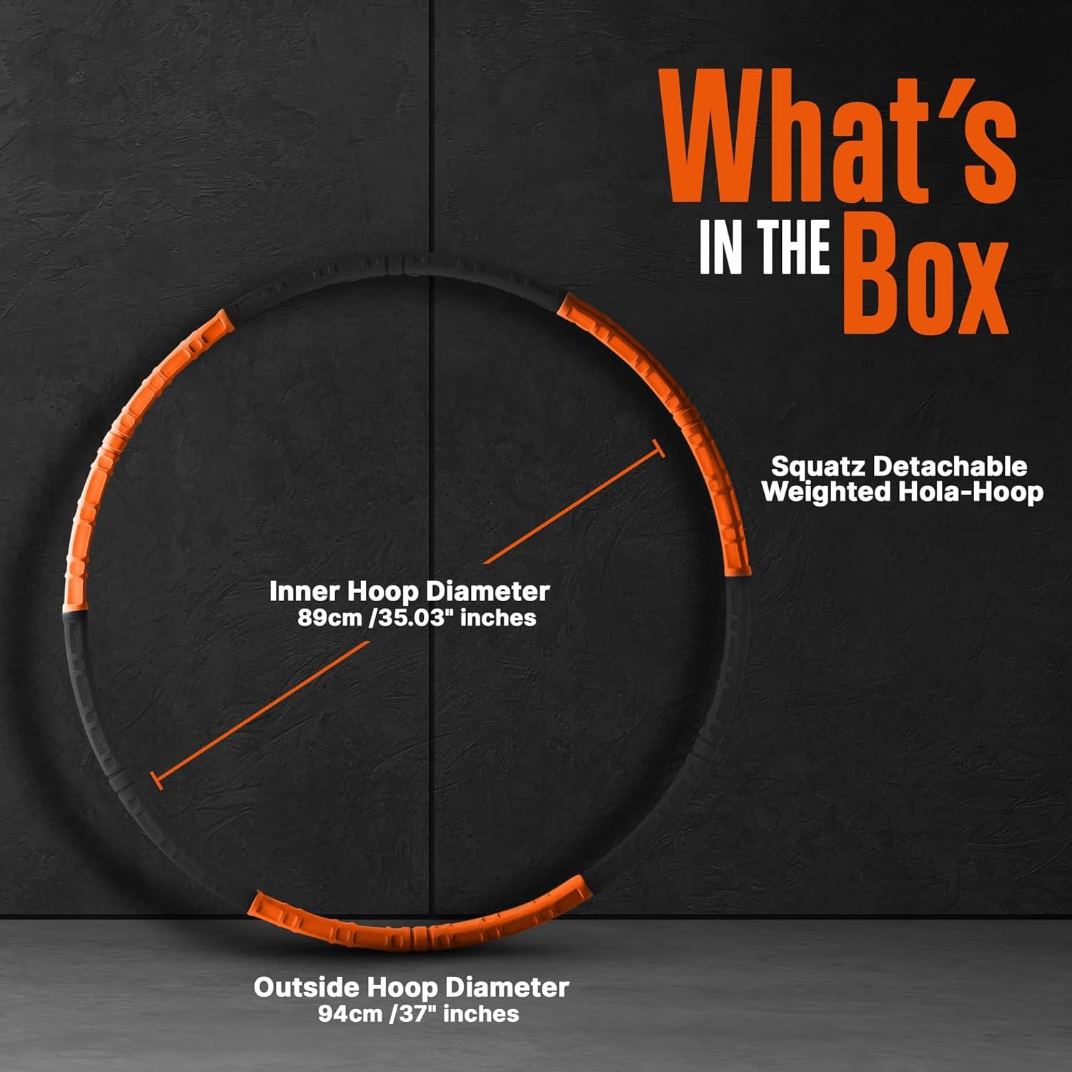 Aro Hula Ponderado SQUATZ 0.91 kg Ajustable y Desmontable