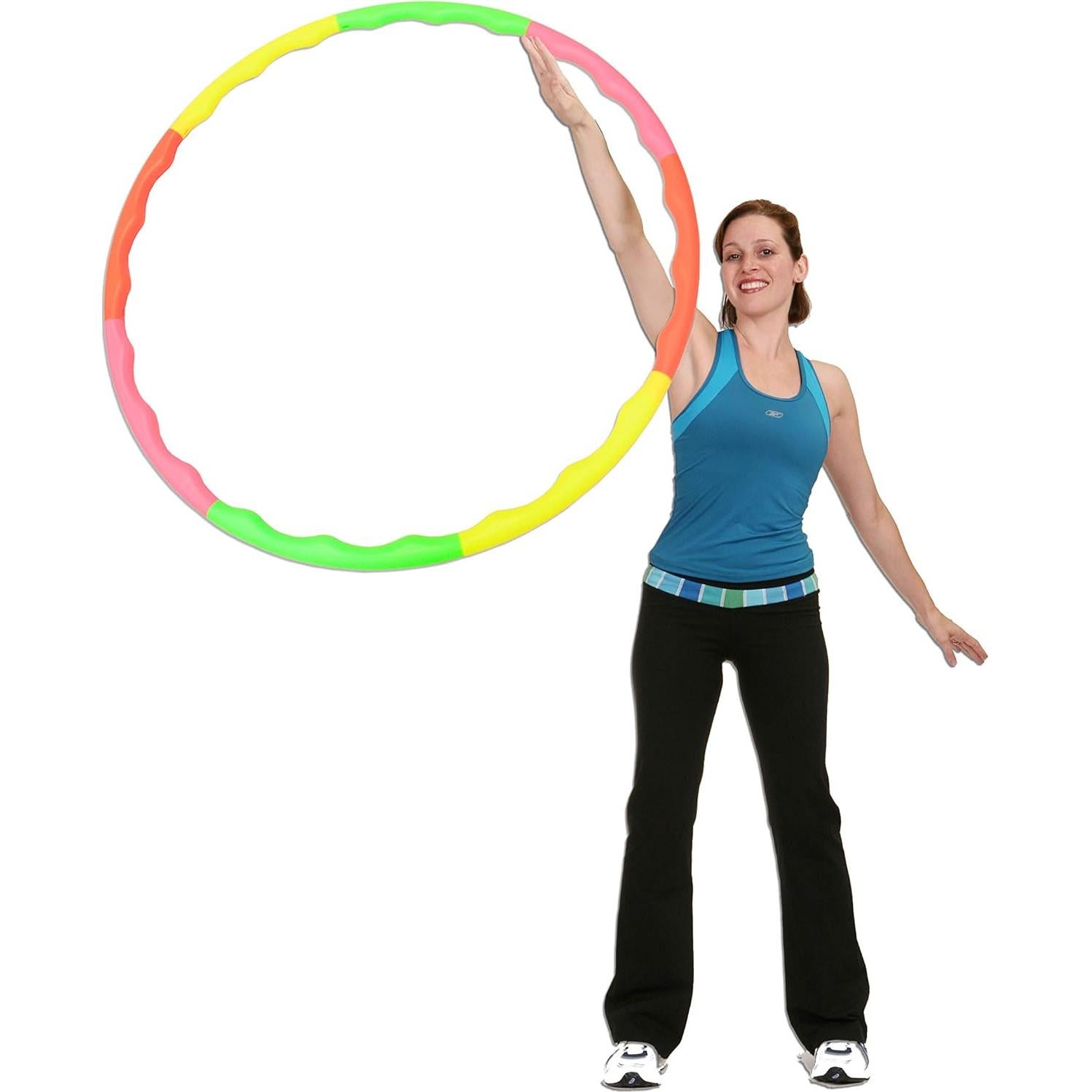 Aro de Ejercicio Ponderado Sports Hoop 0.8kg 103cm Neon