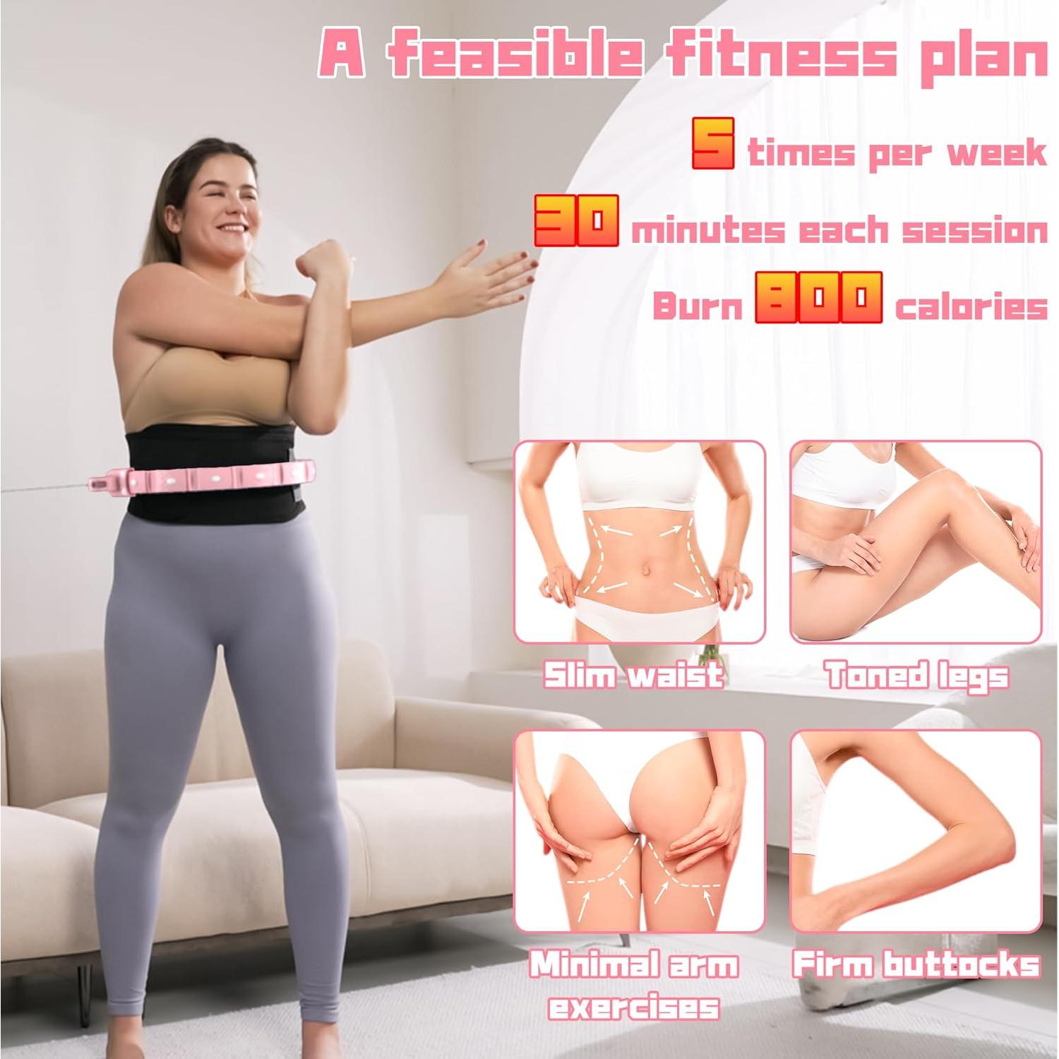 Aro de Entrenamiento LED Sonkoloro con Peso y Masaje