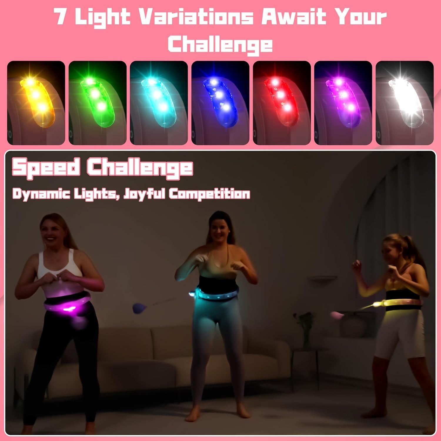 Aro de Entrenamiento LED Sonkoloro con Peso y Masaje