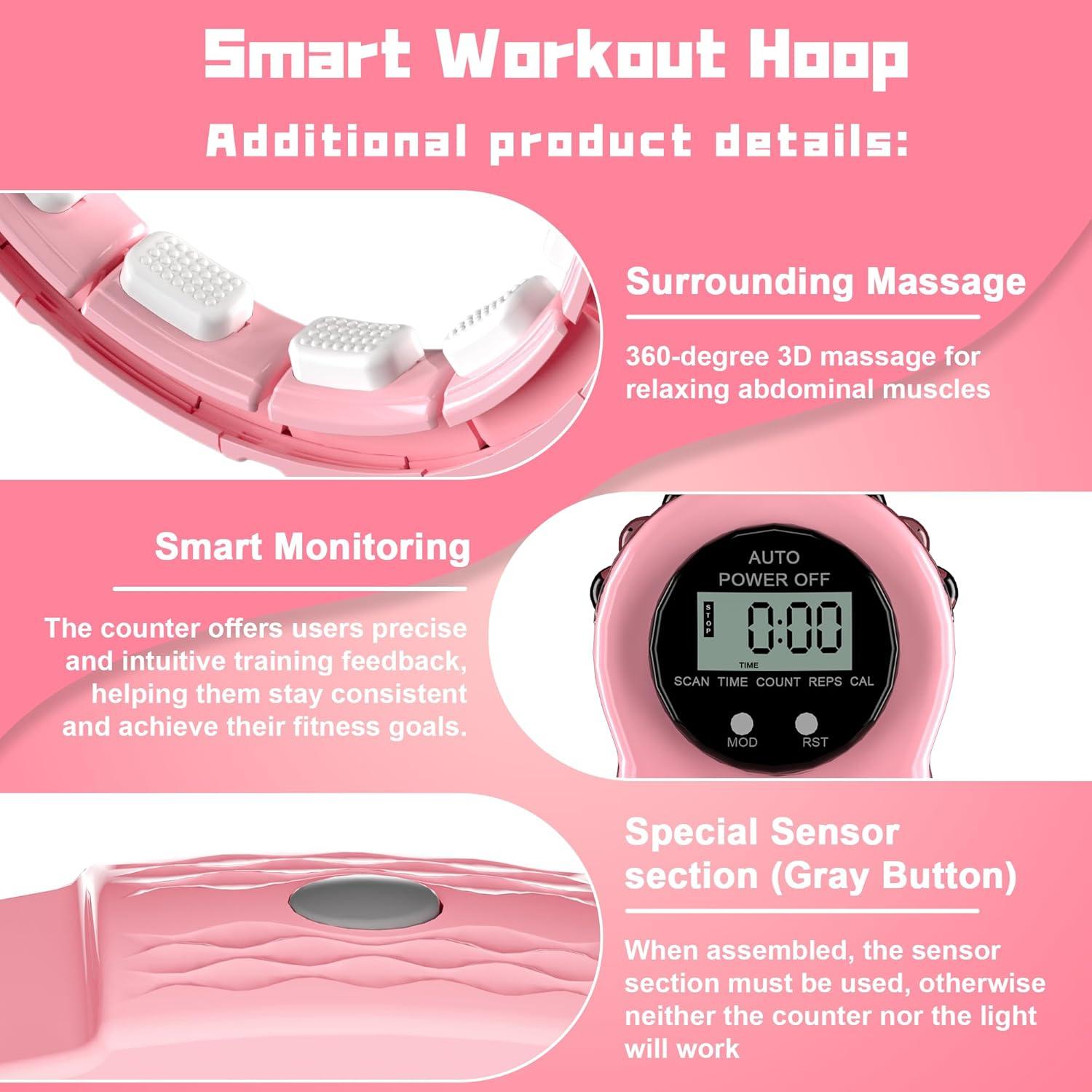 Aro de Entrenamiento LED Sonkoloro con Peso y Masaje