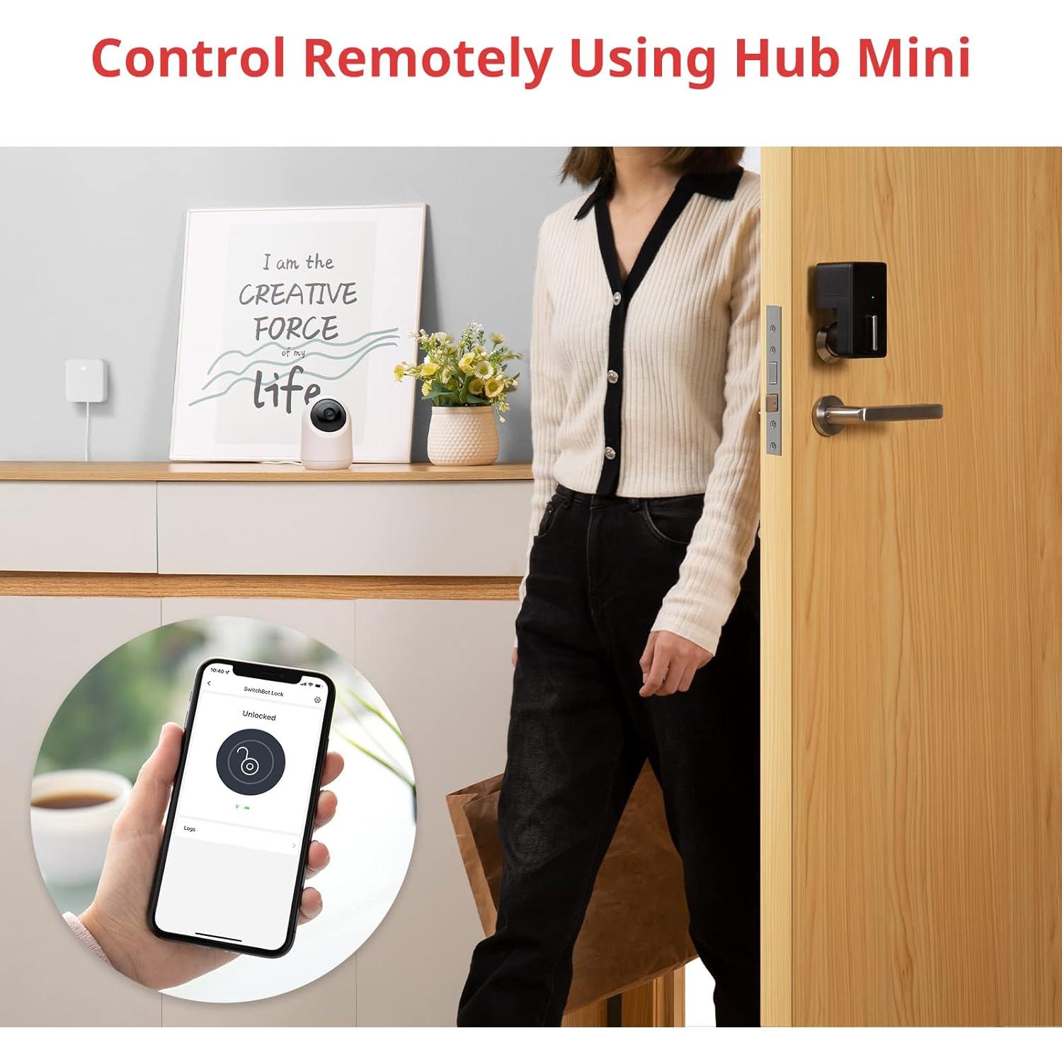 Cerradura Inteligente SwitchBot WiFi Adaptable a Cerrojo