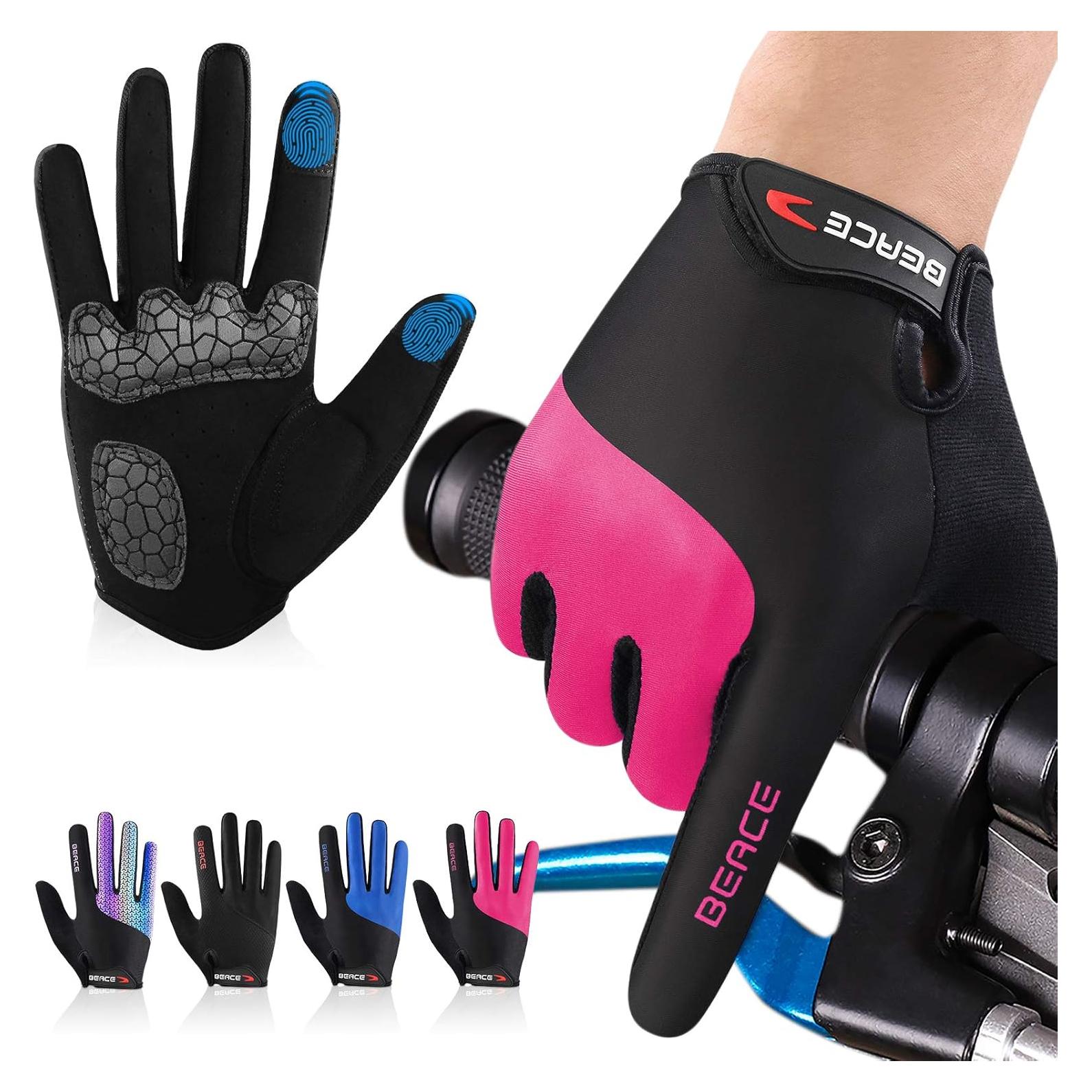 Guantes de Ciclismo BEACE Talla S Antideslizantes y Transpirables