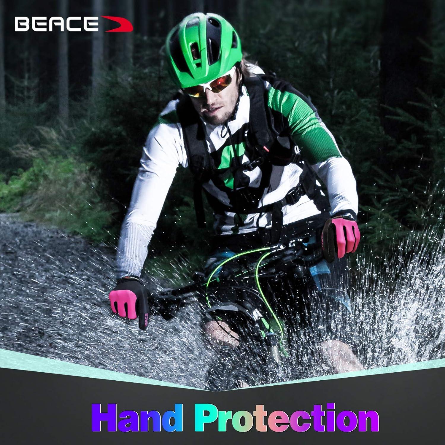 Guantes de Ciclismo BEACE Talla S Antideslizantes y Transpirables