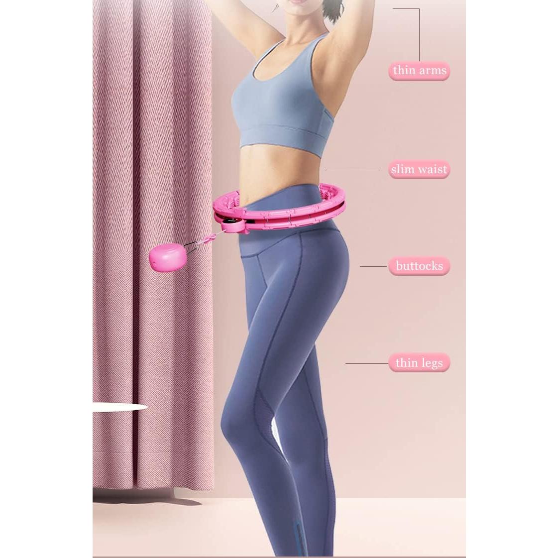 Aro Hula Ponderado Inteligente Genérico 24 Nudos Ajustable