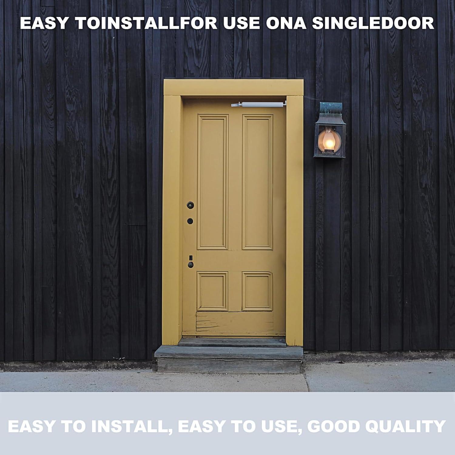 Cerradura de Puerta de Tormenta MUZHUPGUZ 27x3.2cm Blanca