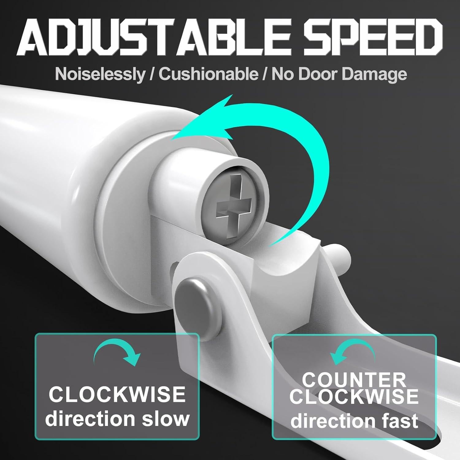 Cerradura de Puerta de Tormenta Luleyjor V150WH 2 Piezas Blanca