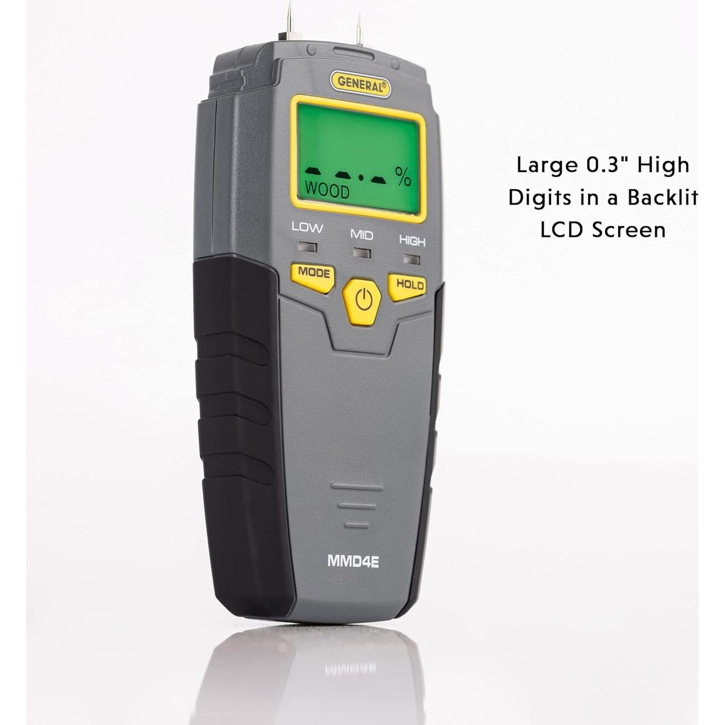 Medidor Digital de Humedad General Tools MMD4E Tipo Pin