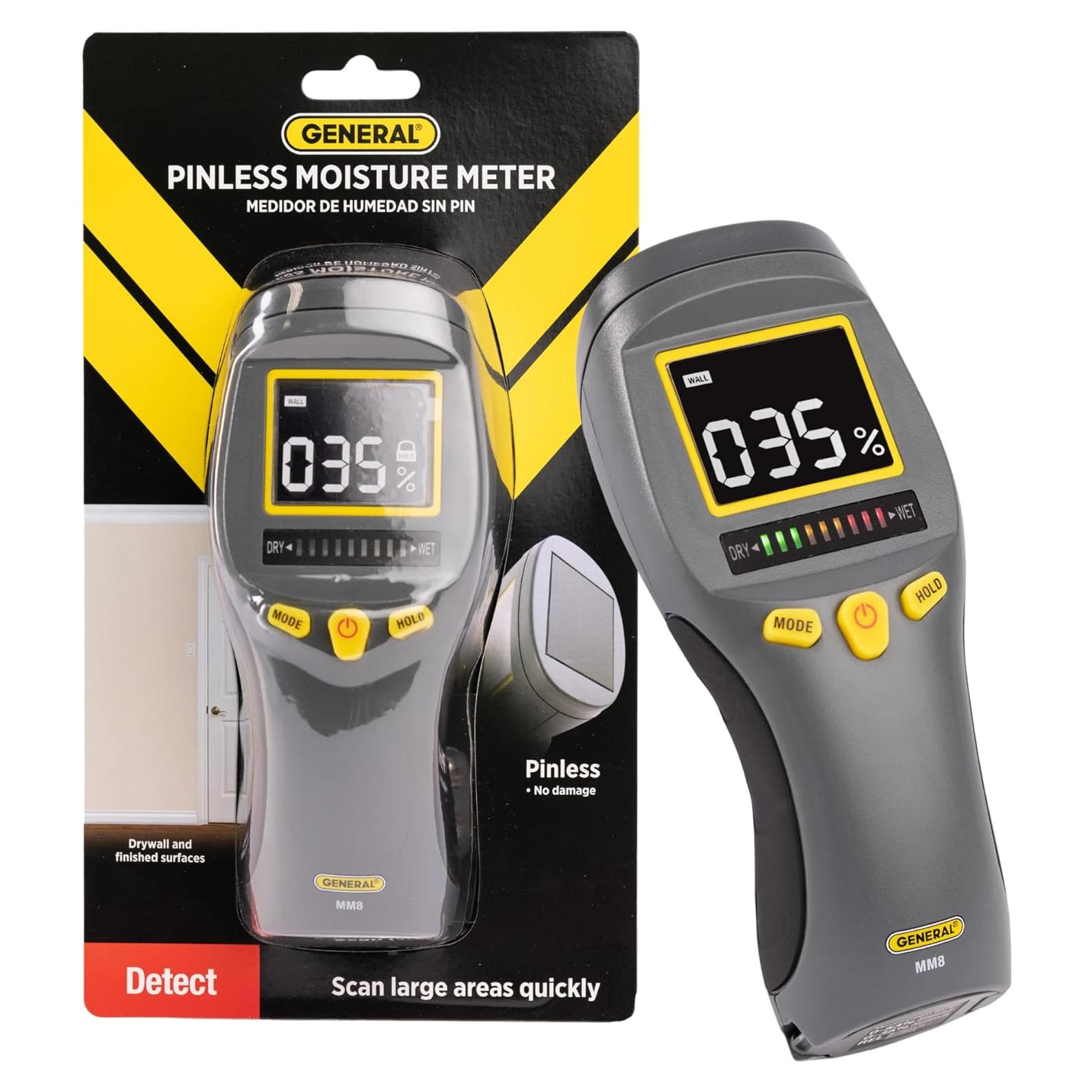 Medidor de Humedad LCD General Tools MM8 - No Invasivo