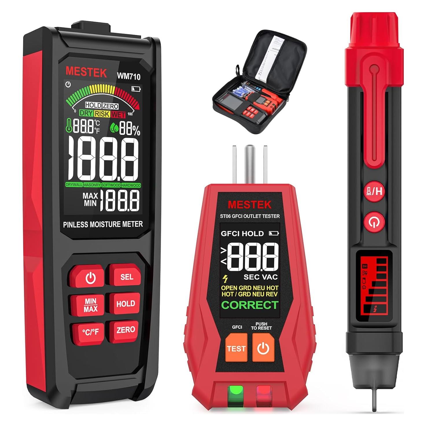 Kit de Herramientas Eléctricas MESTEK para Inspectores de Hogar