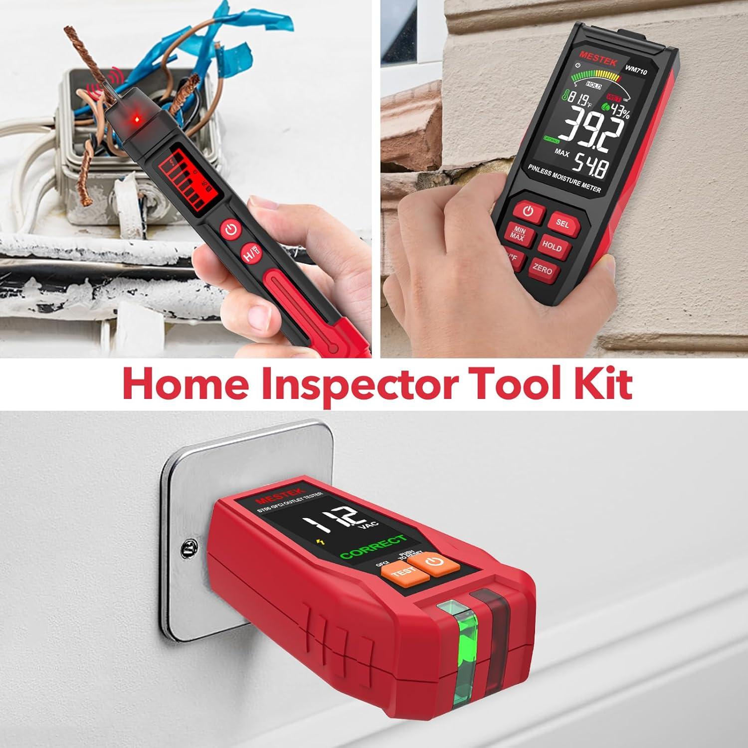 Kit de Herramientas Eléctricas MESTEK para Inspectores de Hogar