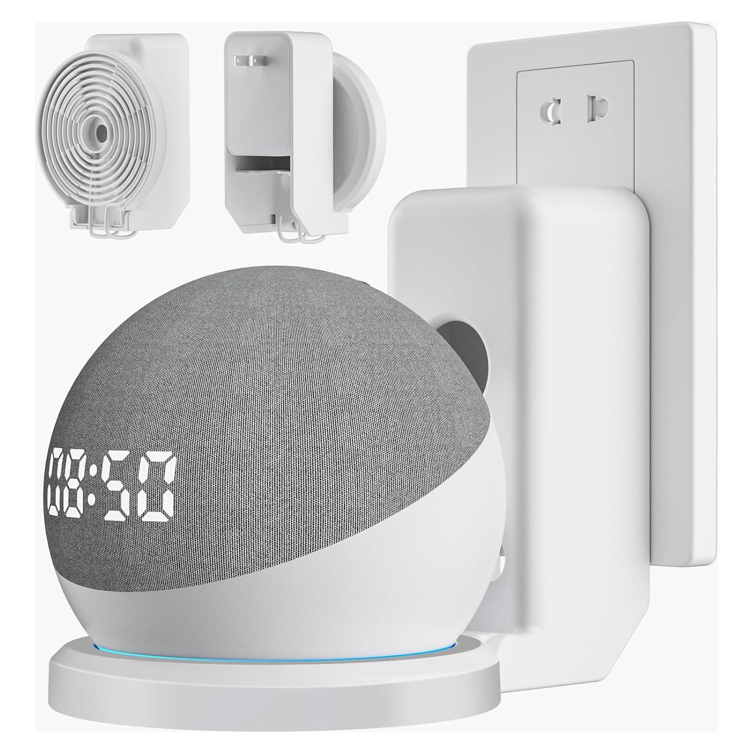 Soporte de Pared COOYA para Echo Dot 4ta/5ta Gen Blanco