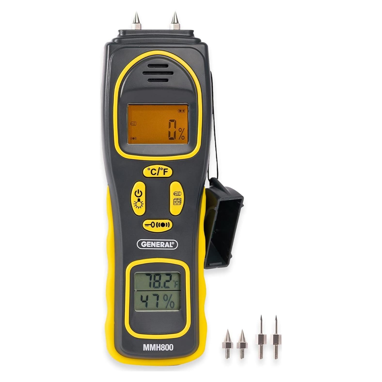 Medidor de Humedad Digital 4-en-1 Herramientas Generales MMH800