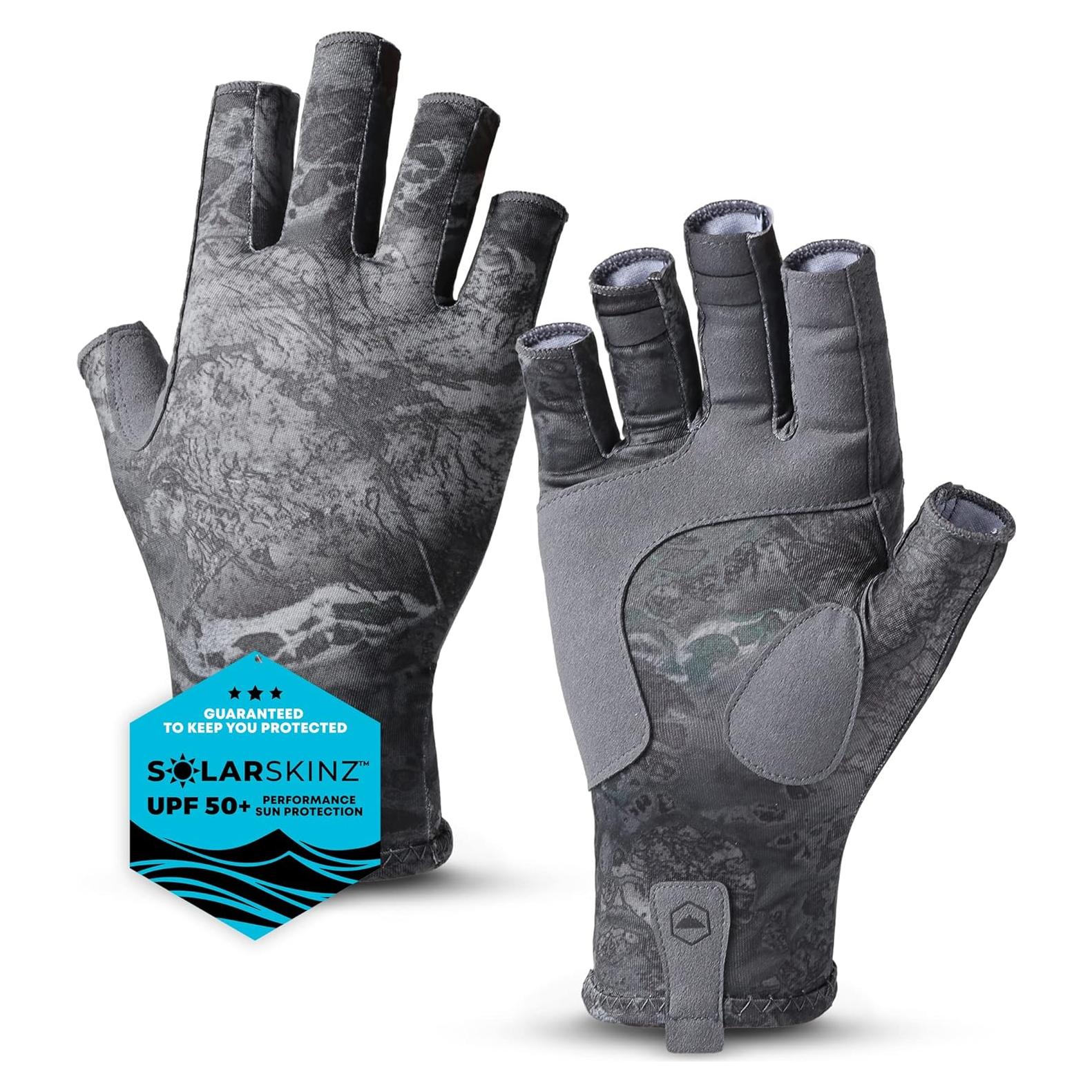 Guantes de Pesca Tough Outdoors - Sin Dedos, UPF 50+