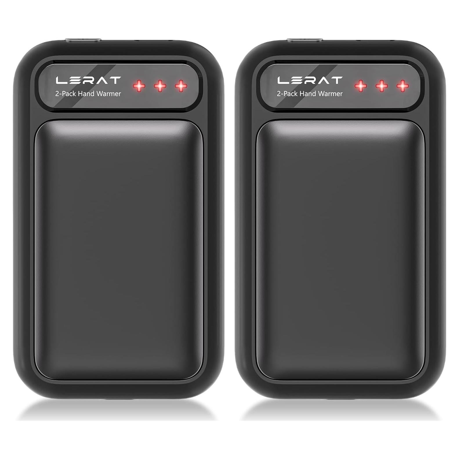 Calentadores de Manos Recargables Lerat M357 - 2 Paquete