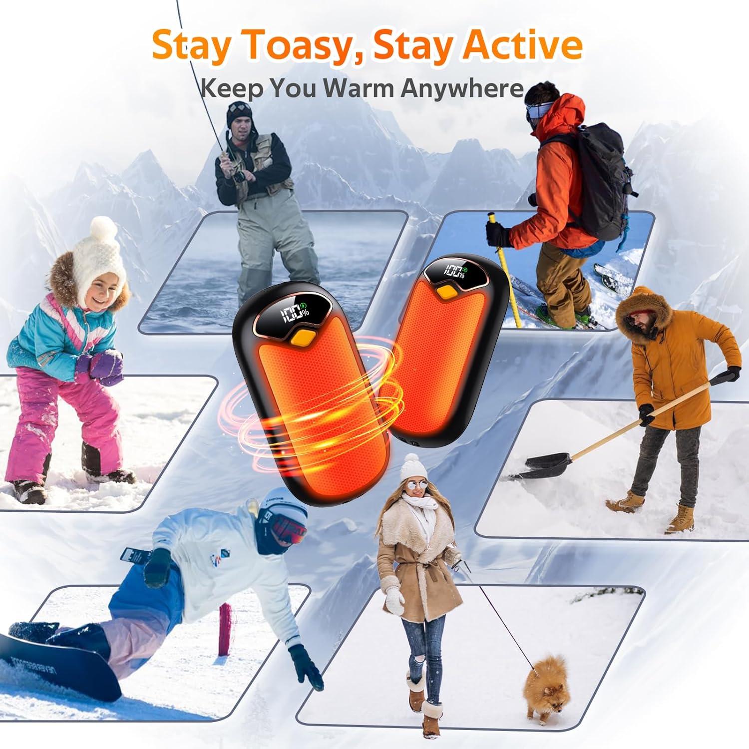 Calentadores de Manos Recargables U UZOPI PG02 7000mAh 20h Calor