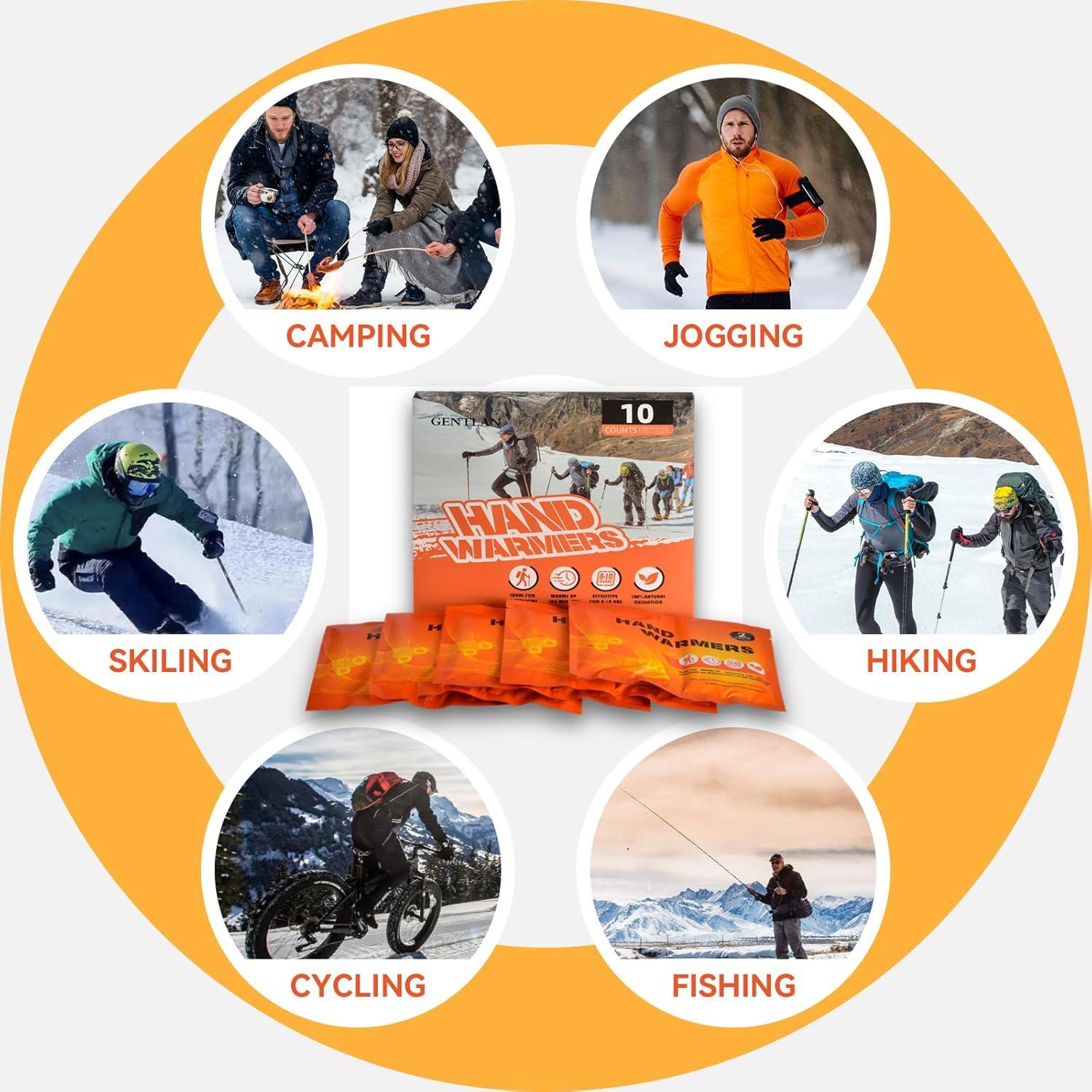 Calentadores de Manos GENTLAN HW-10P Desechables 10 Unidades