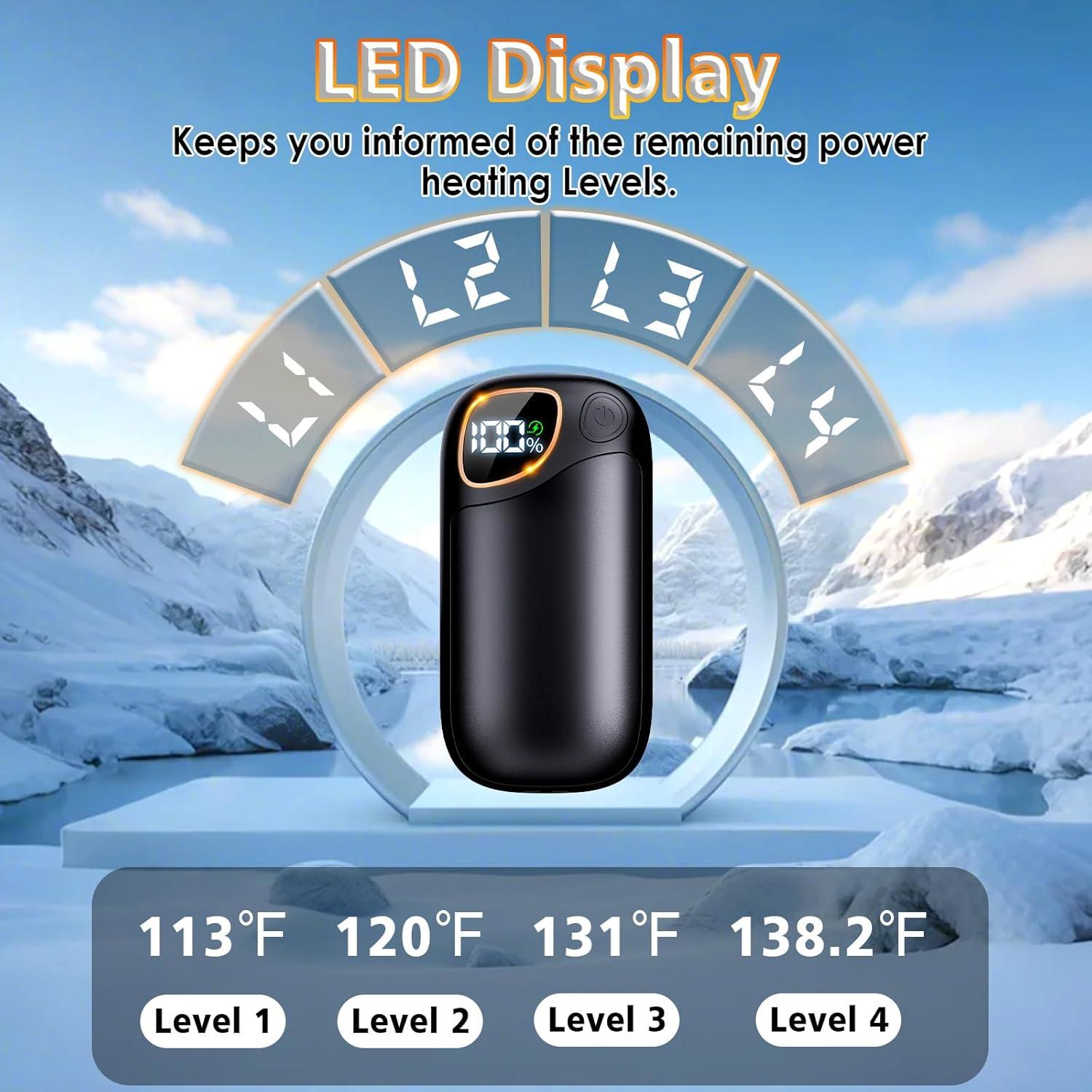 Calentadores de Manos Recargables Toyizo ST01 - 2 Piezas USB