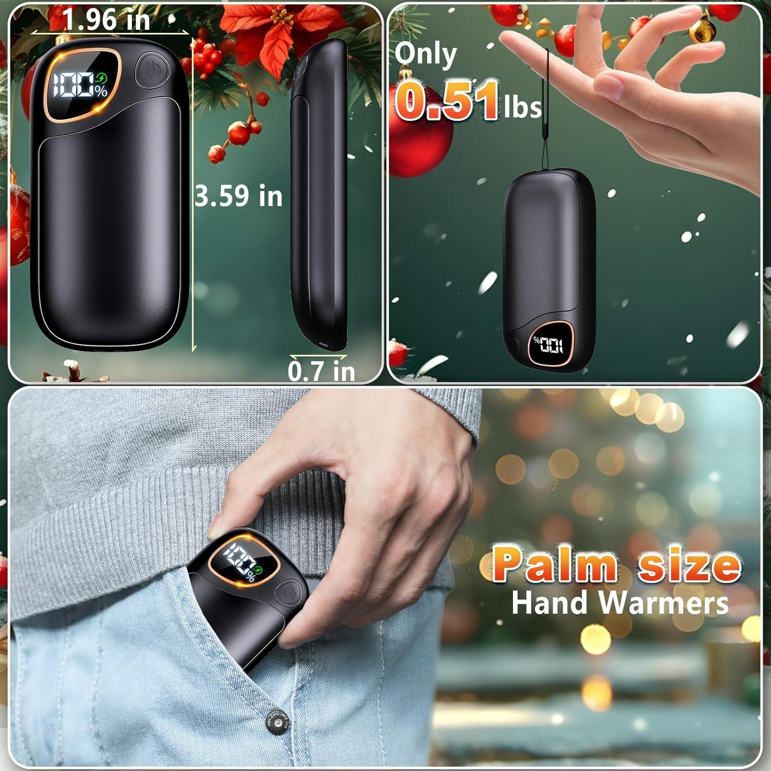 Calentadores de Manos Recargables Toyizo ST01 - 2 Piezas USB