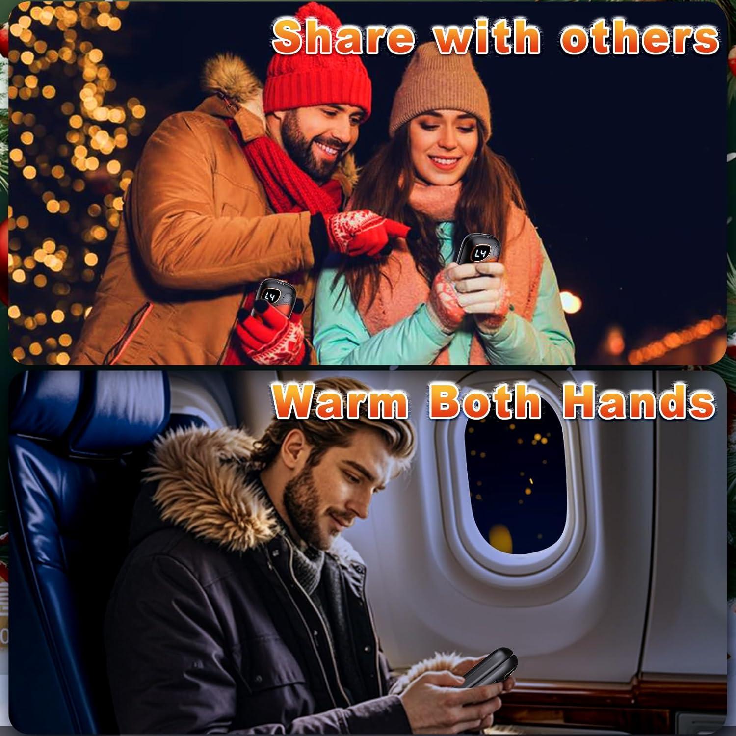 Calentadores de Manos Recargables Toyizo ST01 - 2 Piezas USB