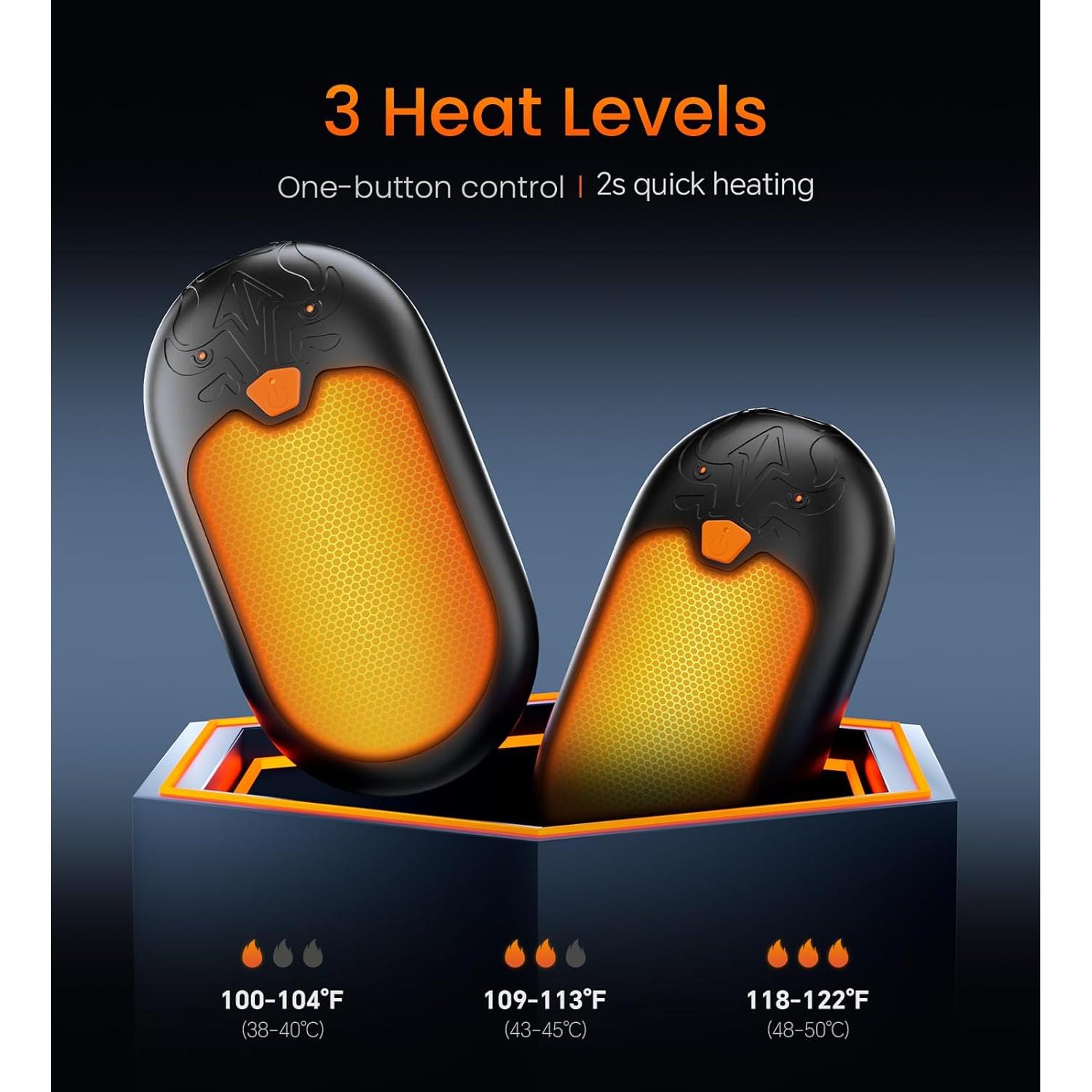 Calentadores de Manos Recargables HAWANA TT-09, 24h Calor