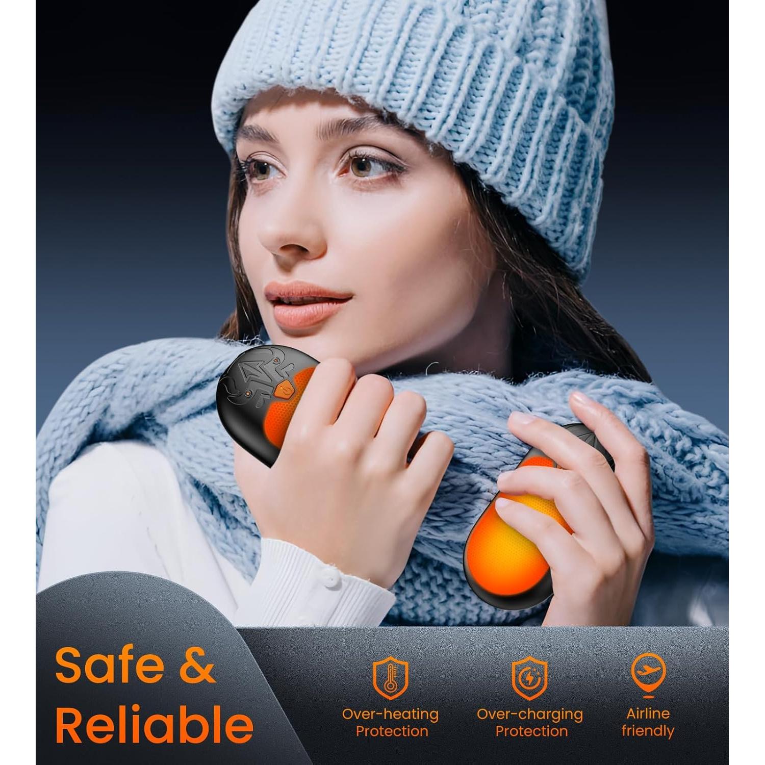 Calentadores de Manos Recargables HAWANA TT-09, 24h Calor