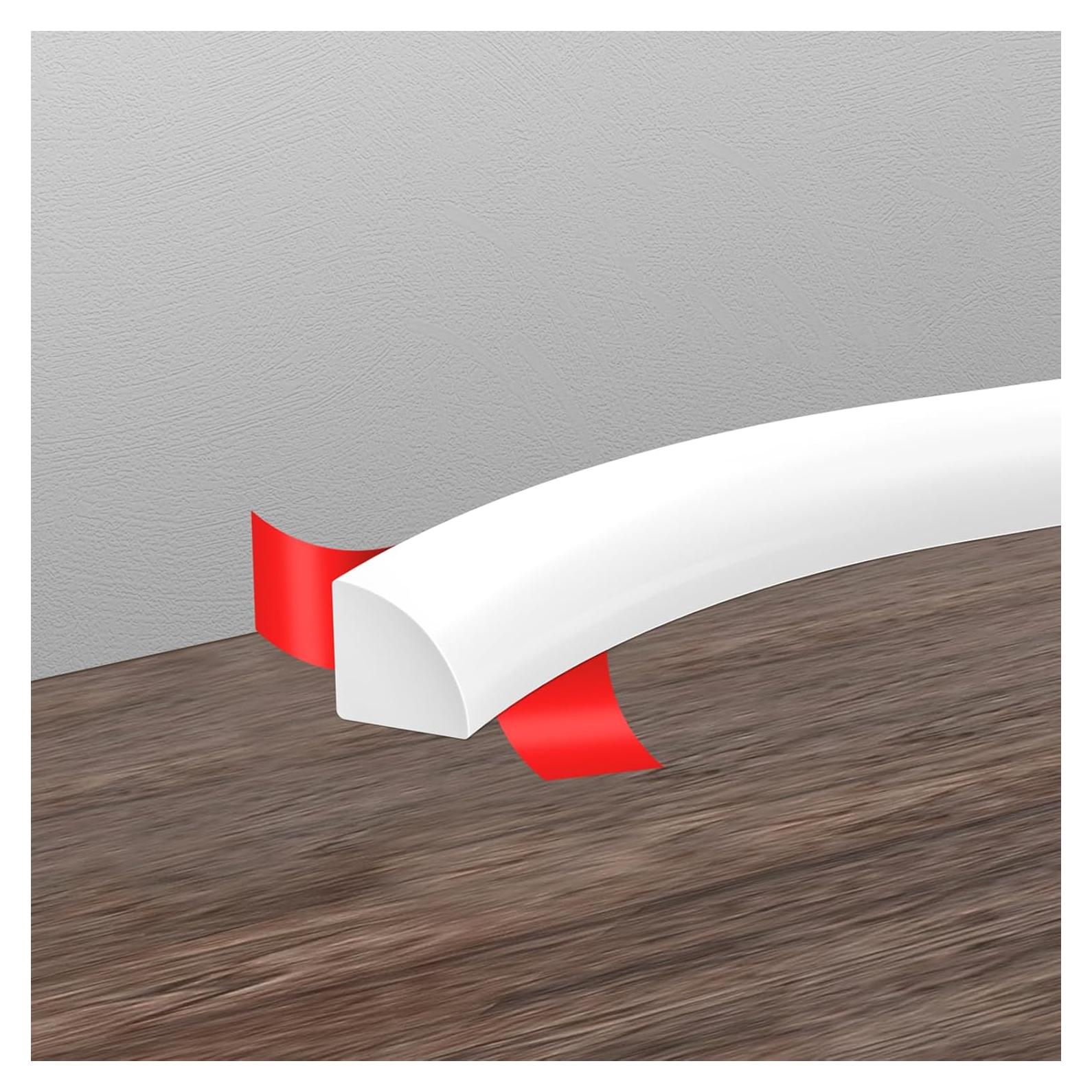 Moldura de esquina flexible AxPower 149.86 cm blanca