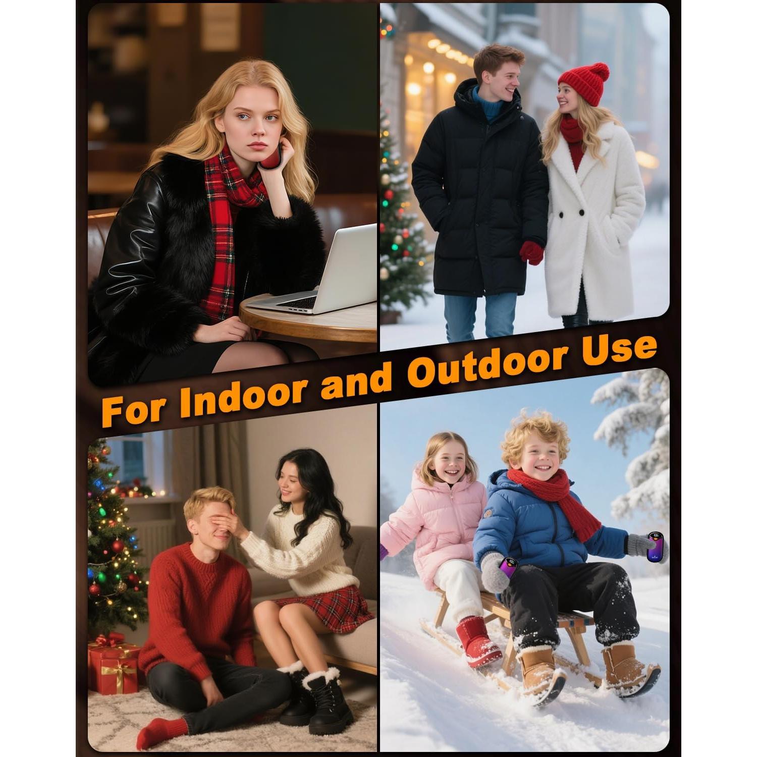 Calentadores de Manos Recargables BEYYON B PG02 2 Paquete USB