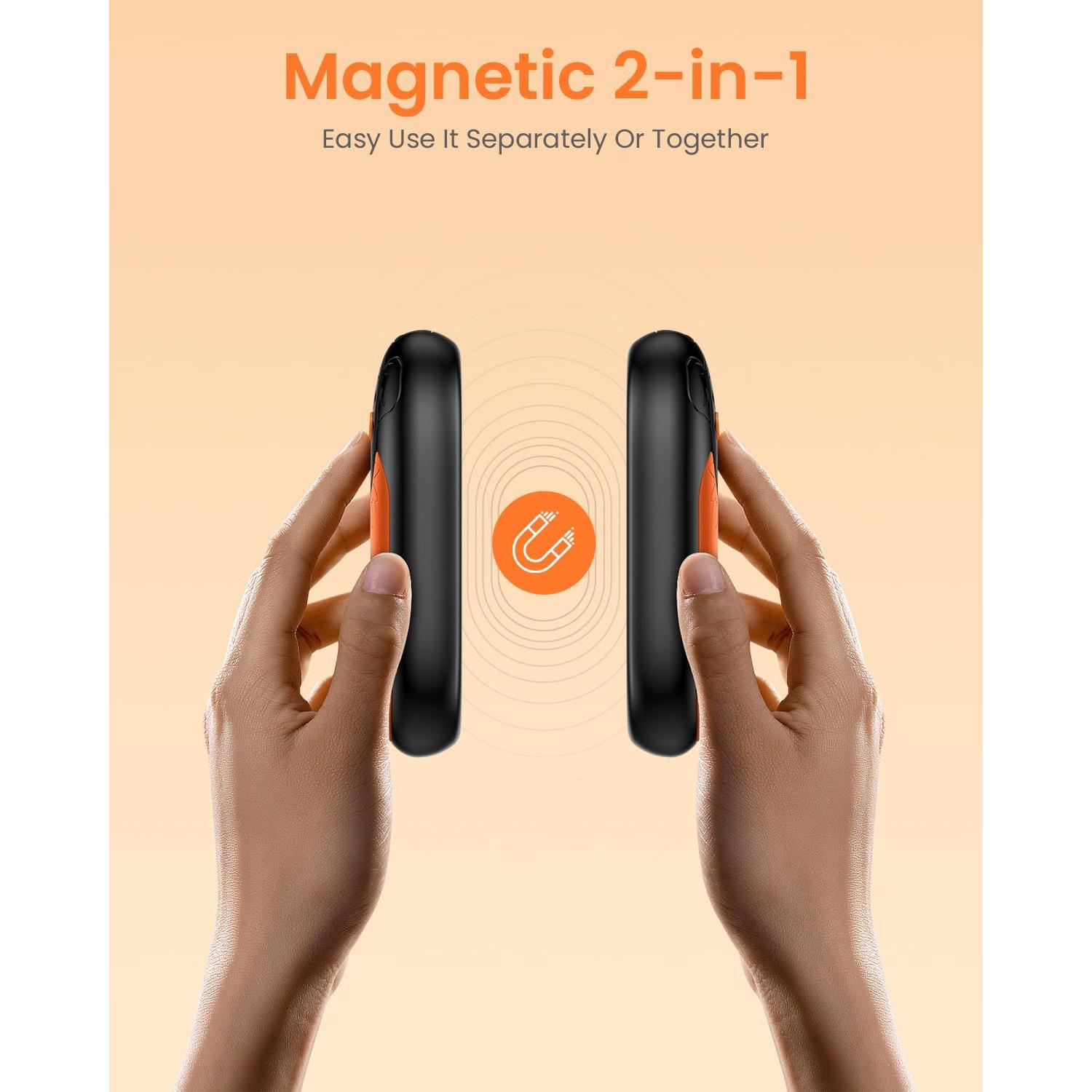 Calentadores de Manos Recargables AJVV TT-10 8000mAh 2 Piezas