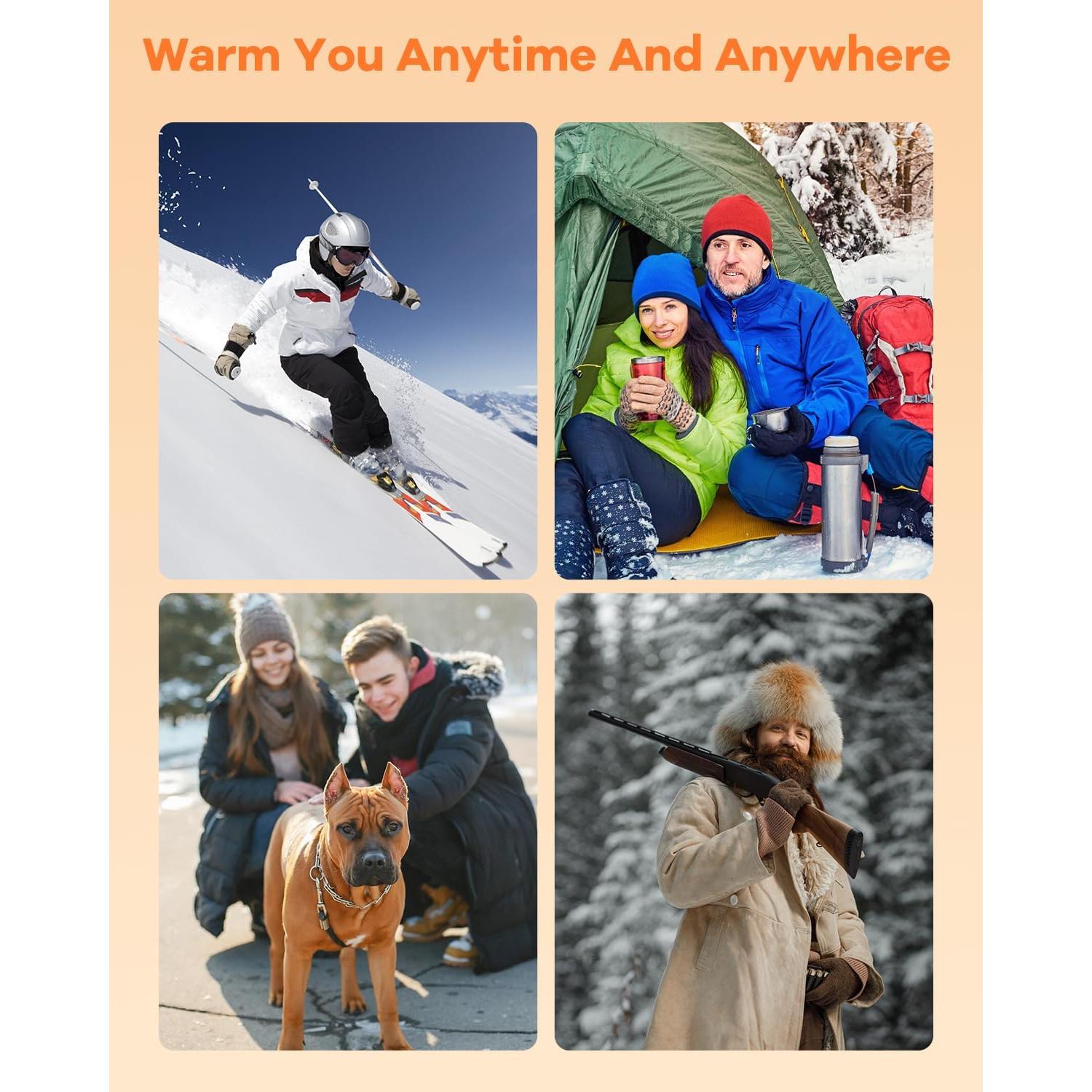 Calentadores de Manos Recargables AJVV TT-10 8000mAh 2 Piezas