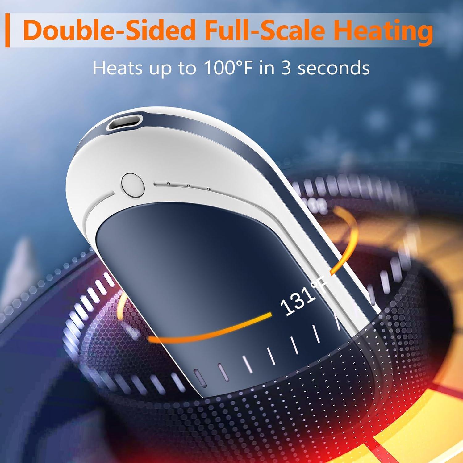 Calentador de Manos Recargable BESKAR 5200mAh 3 Niveles