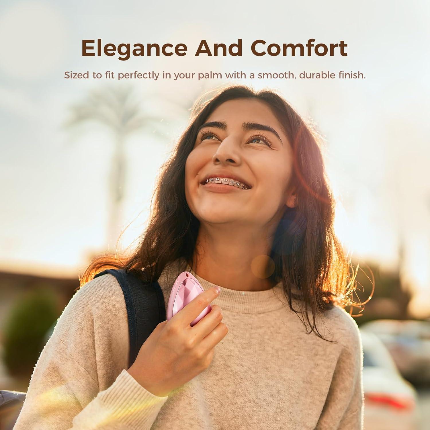 Calentador de Manos Recargable OCOOPA UT4 Raro Rosa 2000mAh