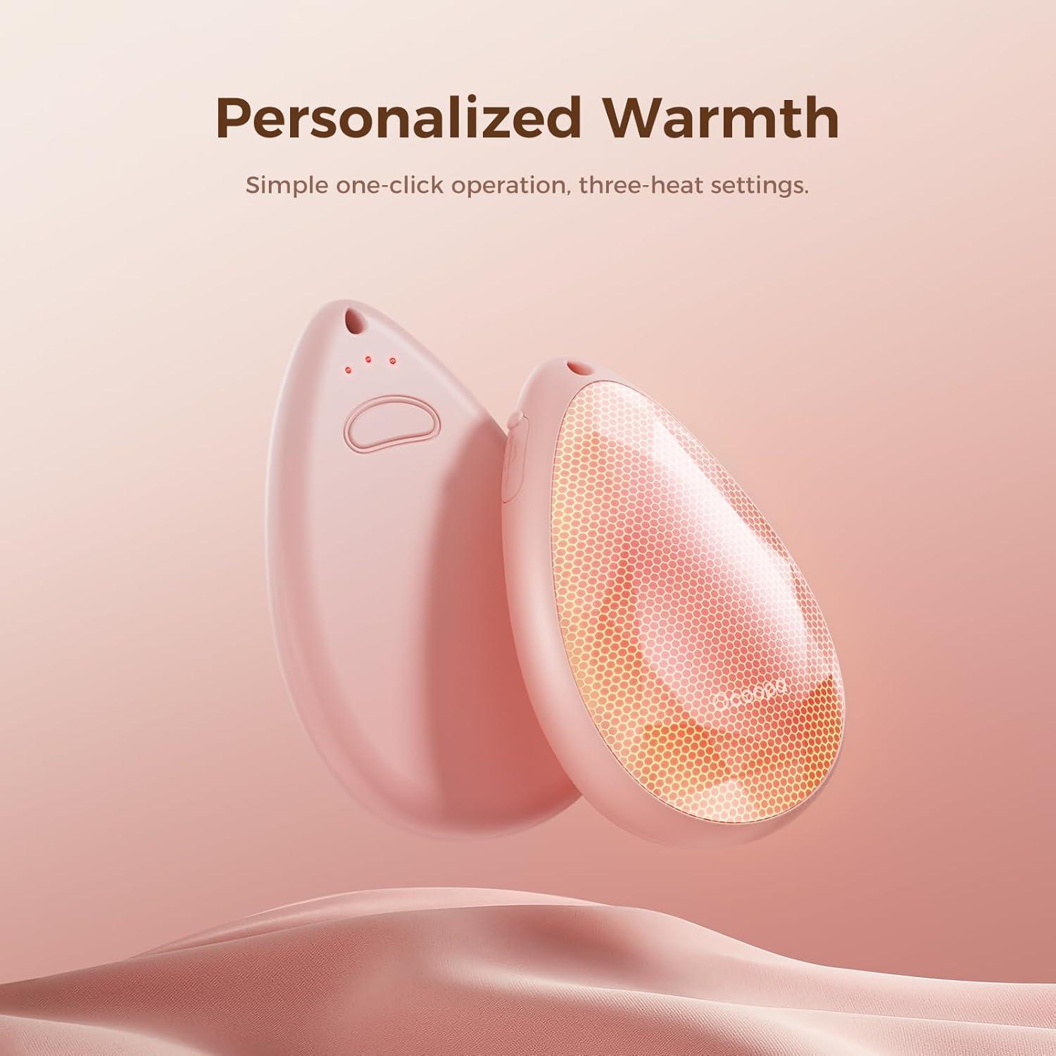 Calentador de Manos Recargable OCOOPA UT4 Raro Rosa 2000mAh