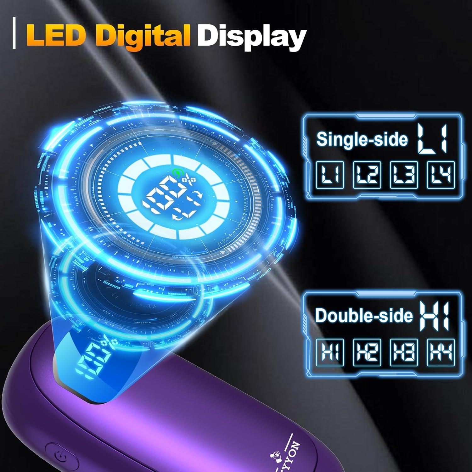 Calentadores de Manos Recargables BEYYON 6000mAh Doble Lado LED