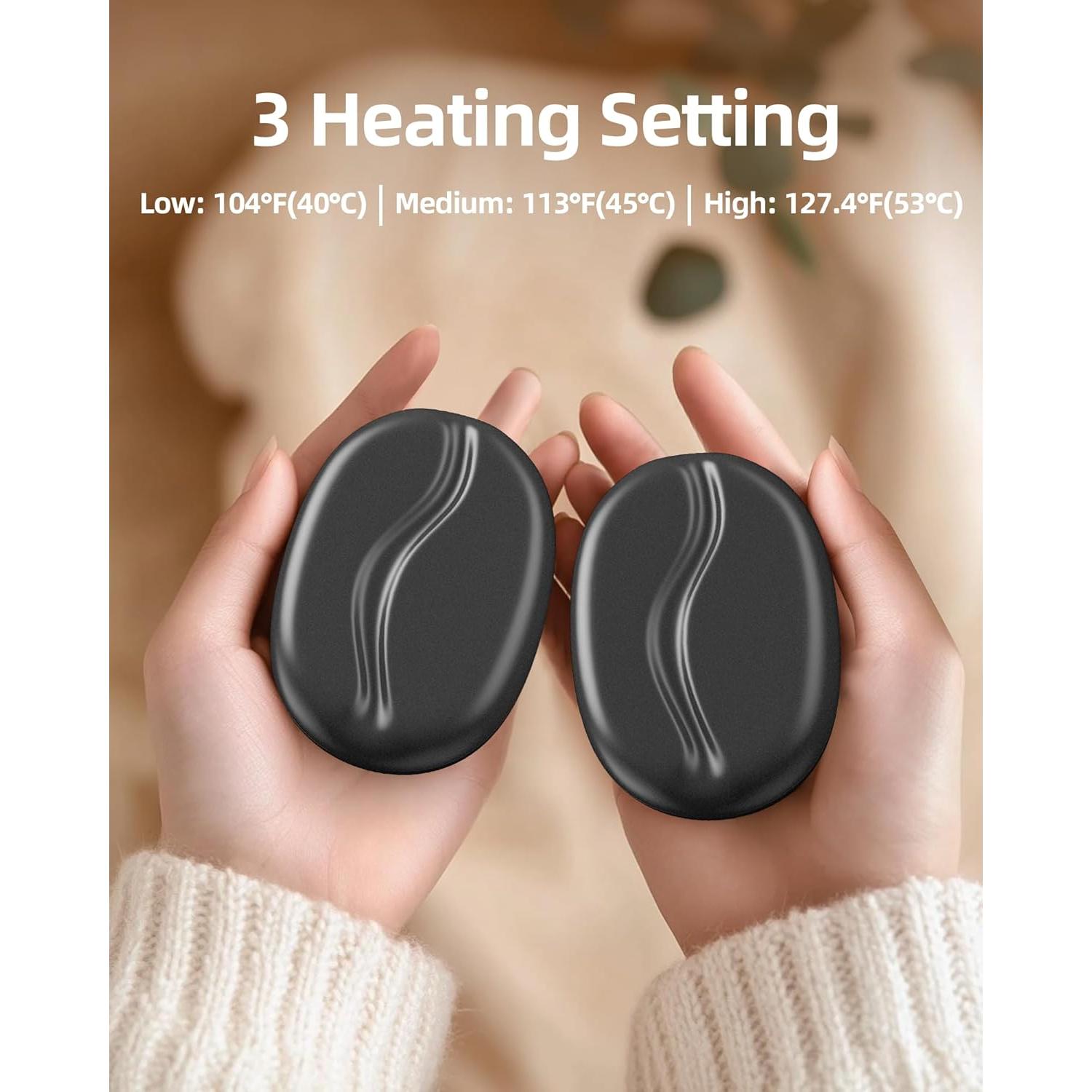 Calentador de Manos Recargable FrSara FSR-Q26 Negro 4000mAh