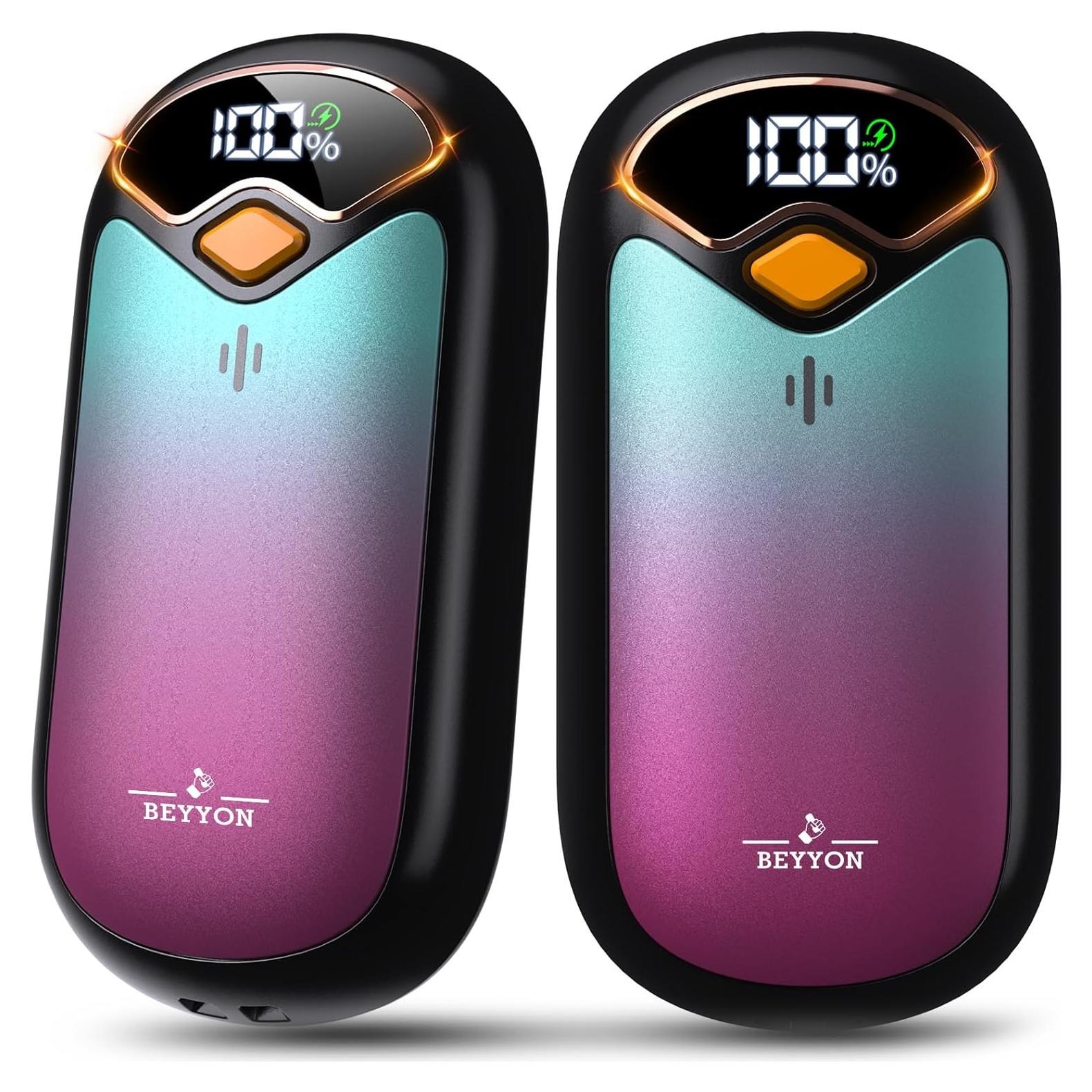 Calentadores de Manos Recargables BEYYON B PG02 - 2 Unidades USB