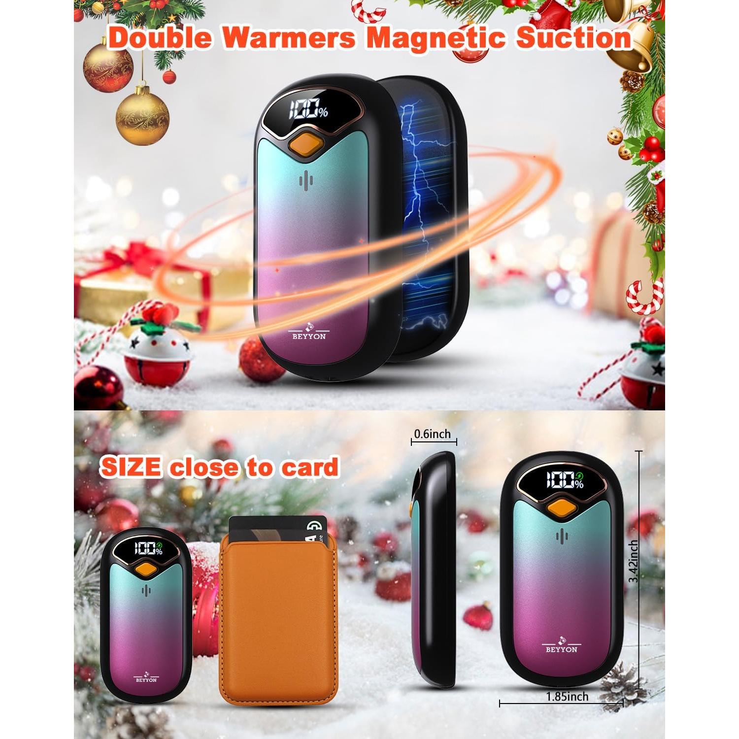 Calentadores de Manos Recargables BEYYON B PG02 - 2 Unidades USB