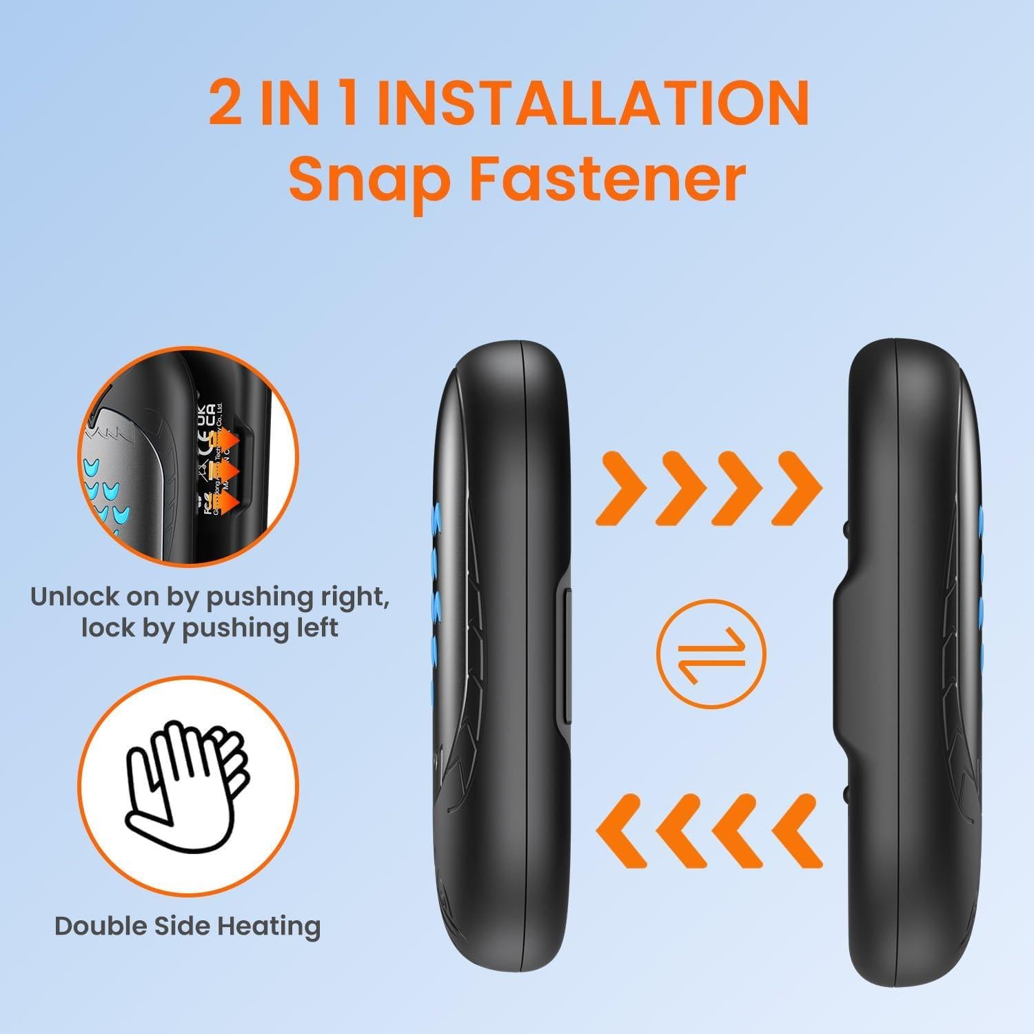 Calentador de Manos Eléctrico Idomars 6000mAh 20h Negro