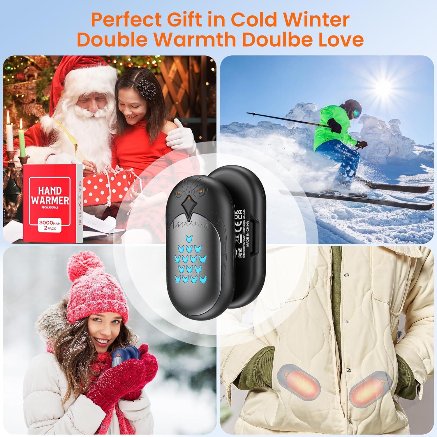 Calentador de Manos Eléctrico Idomars 6000mAh 20h Negro